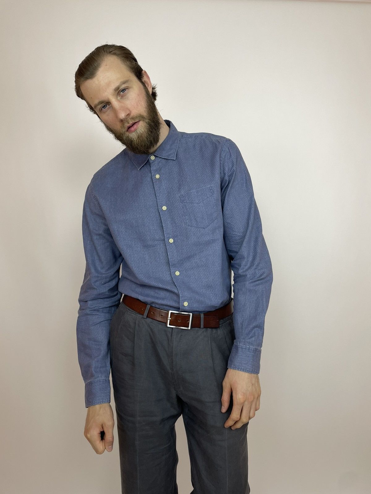 Allsaints ALLSAINTS Linen/Cotton shirts Mens size XL Size US XL / EU 56 / 4 - 7 Thumbnail