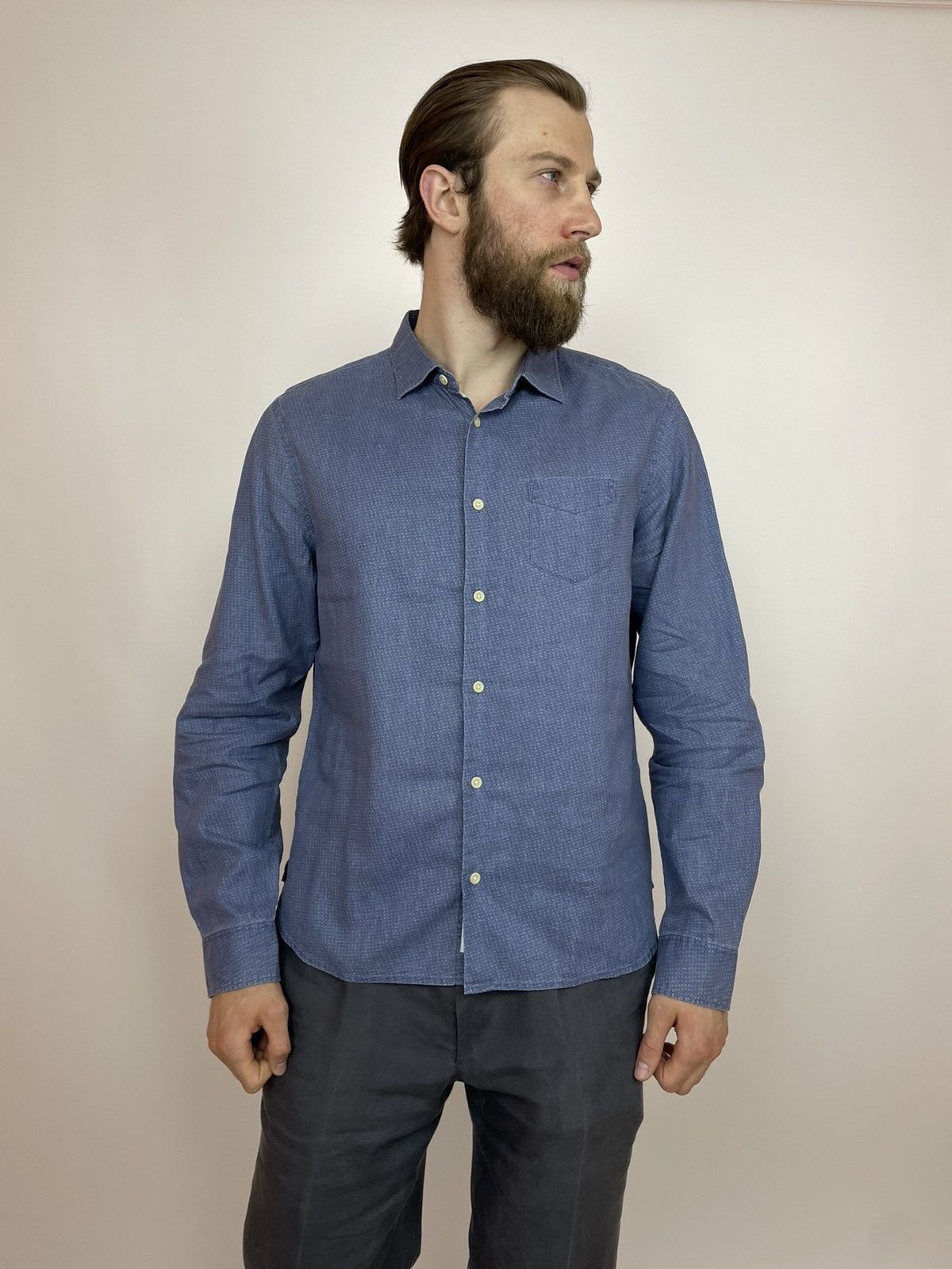 Allsaints ALLSAINTS Linen/Cotton shirts Mens size XL Size US XL / EU 56 / 4 - 6 Thumbnail