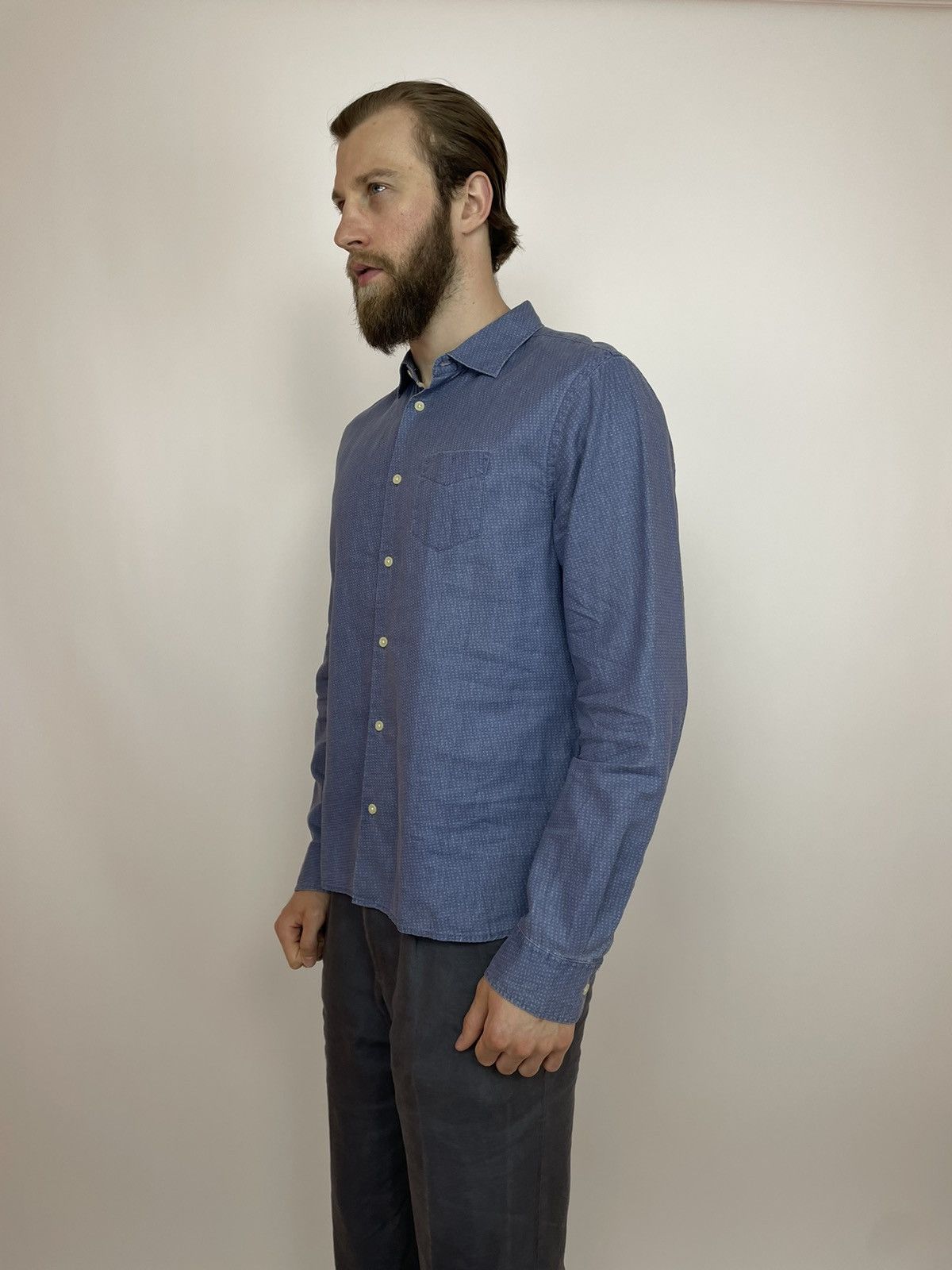 Allsaints ALLSAINTS Linen/Cotton shirts Mens size XL Size US XL / EU 56 / 4 - 10 Thumbnail