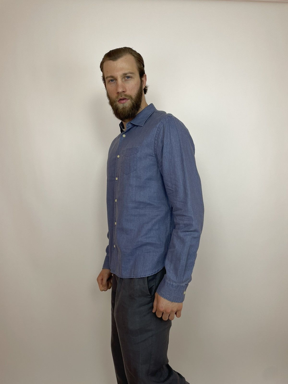 Allsaints ALLSAINTS Linen/Cotton shirts Mens size XL Size US XL / EU 56 / 4 - 3 Thumbnail
