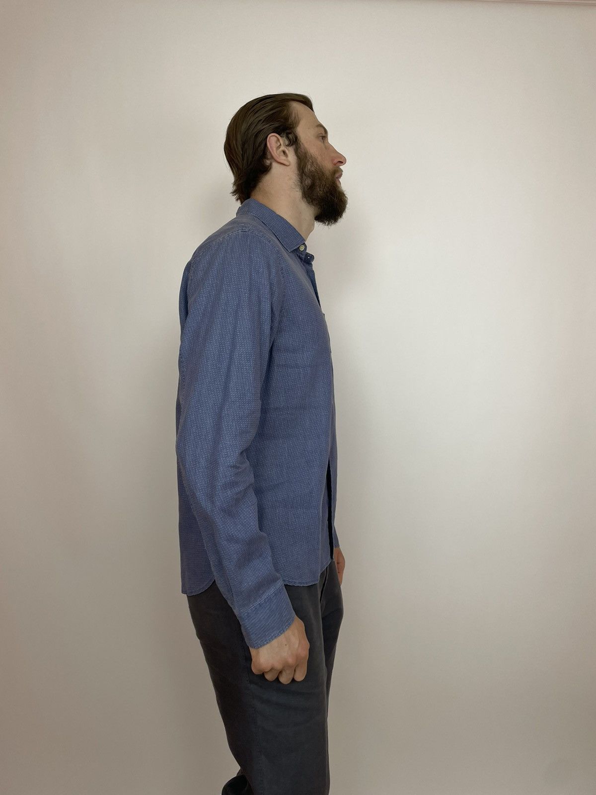 Allsaints ALLSAINTS Linen/Cotton shirts Mens size XL Size US XL / EU 56 / 4 - 9 Thumbnail