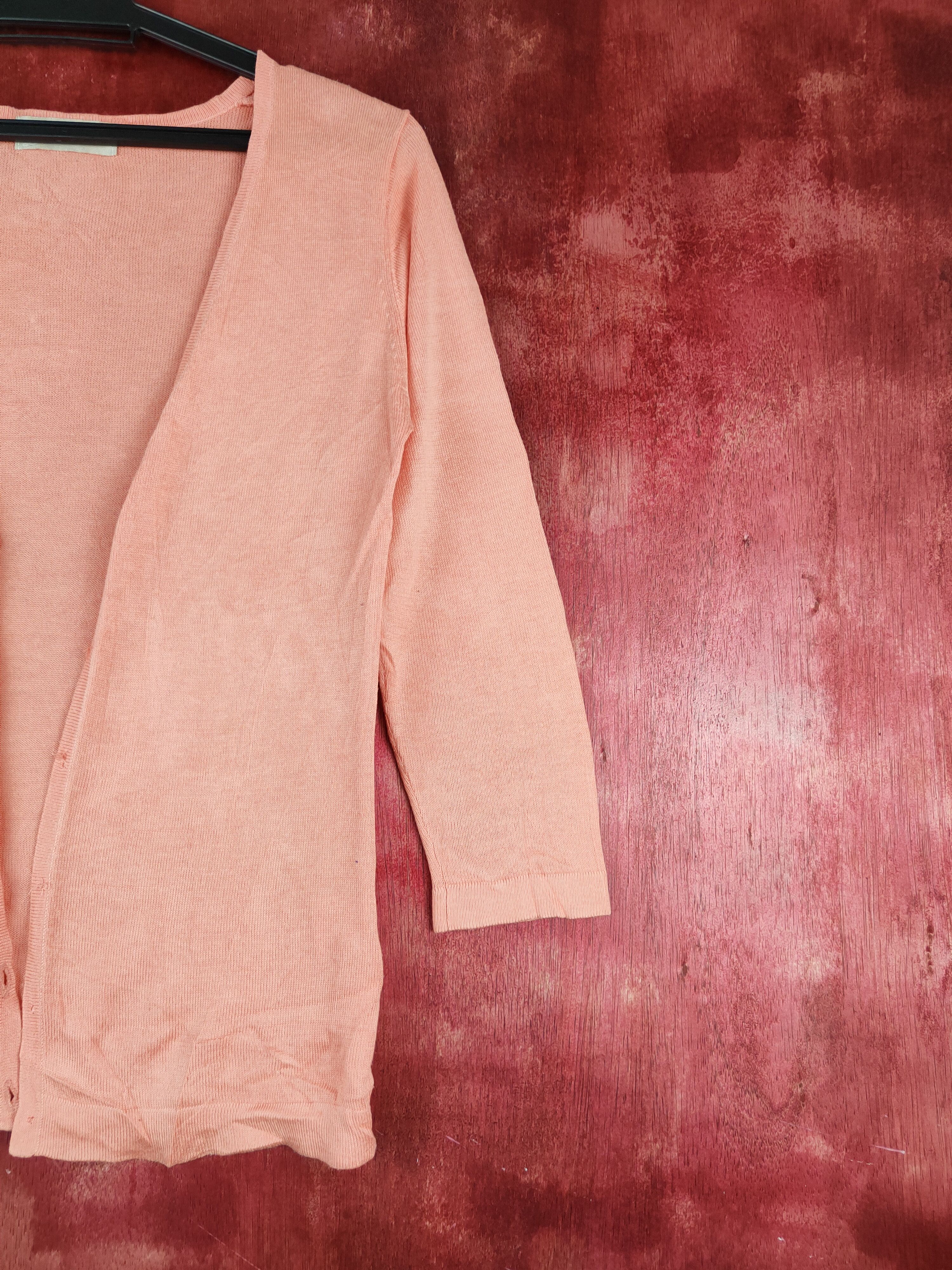 Japanese Brand × Vintage Laissë Passe Peach vintage Cardigan #S846 Size S / US 4 / IT 40 - 5 Thumbnail