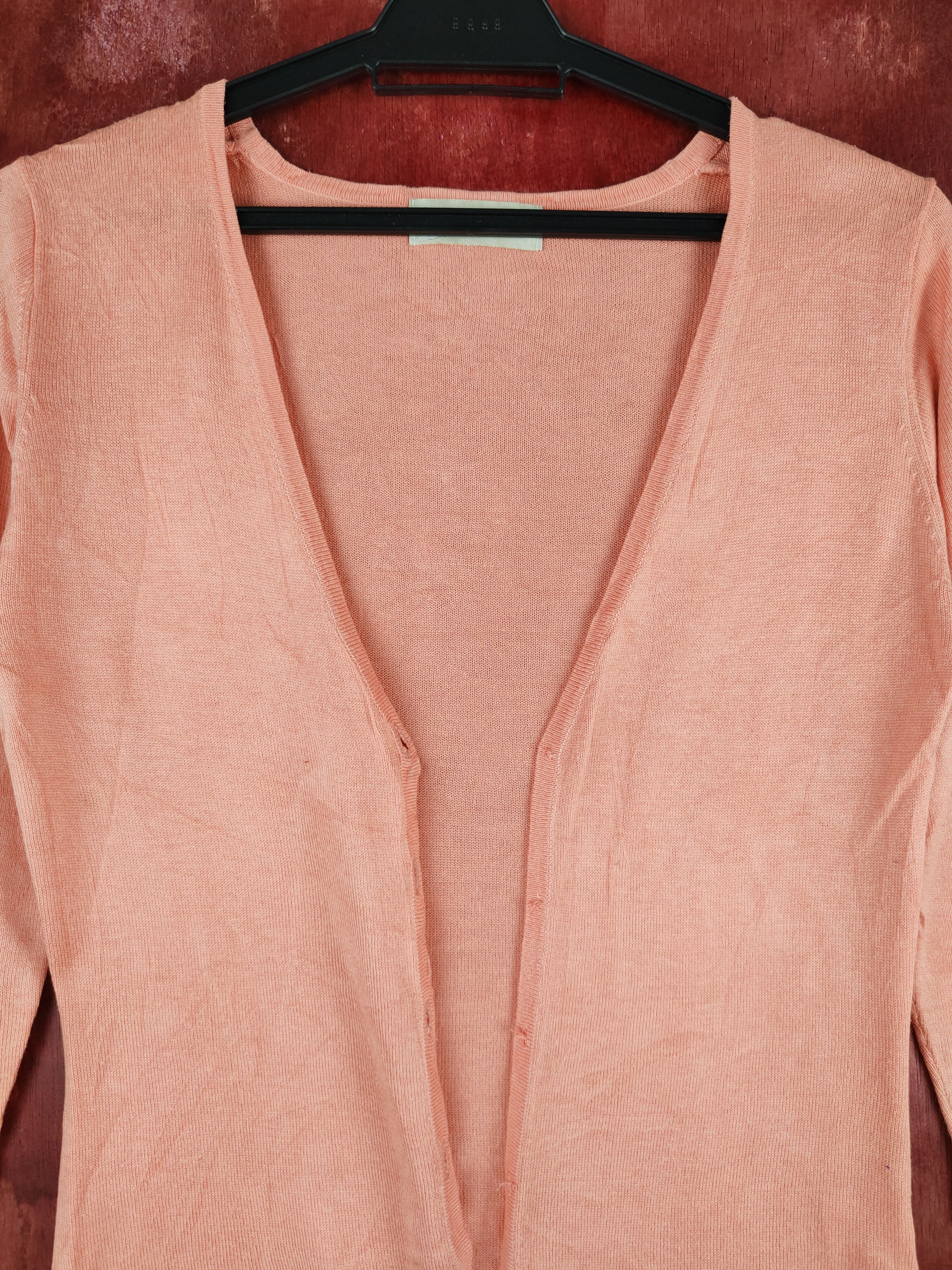 Japanese Brand × Vintage Laissë Passe Peach vintage Cardigan #S846 Size S / US 4 / IT 40 - 2 Thumbnail