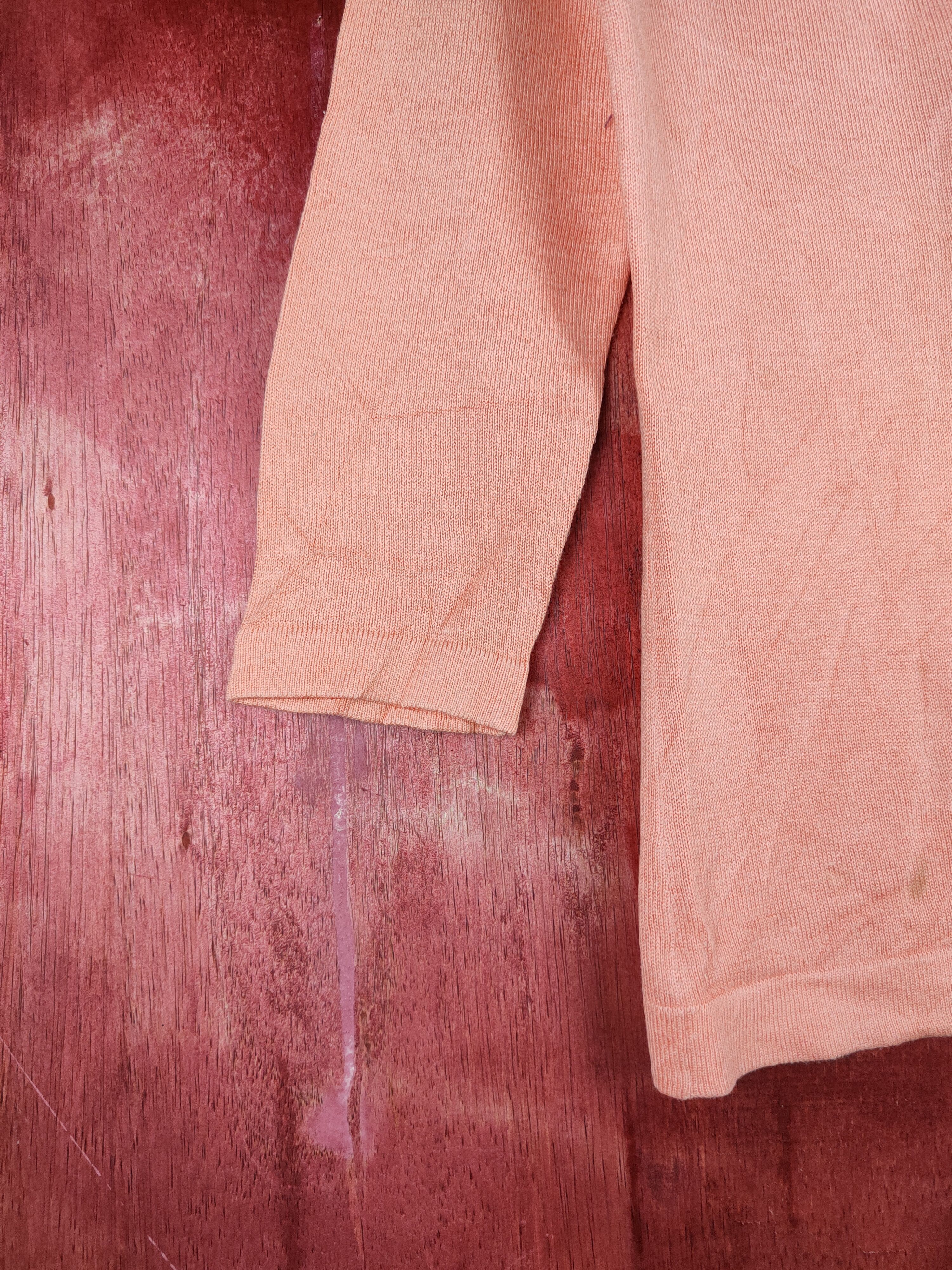 Japanese Brand × Vintage Laissë Passe Peach vintage Cardigan #S846 Size S / US 4 / IT 40 - 4 Thumbnail
