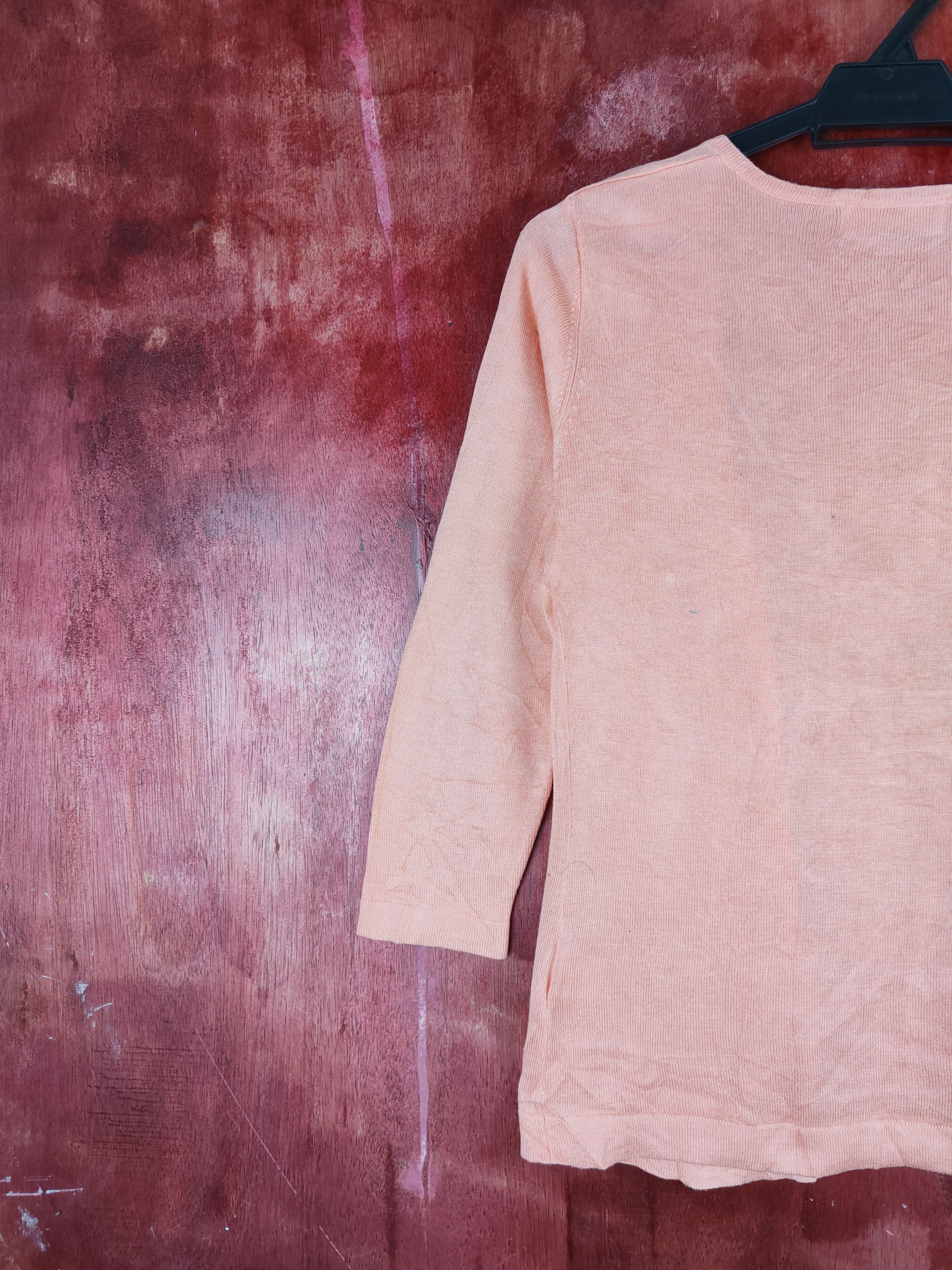 Japanese Brand × Vintage Laissë Passe Peach vintage Cardigan #S846 Size S / US 4 / IT 40 - 9 Thumbnail