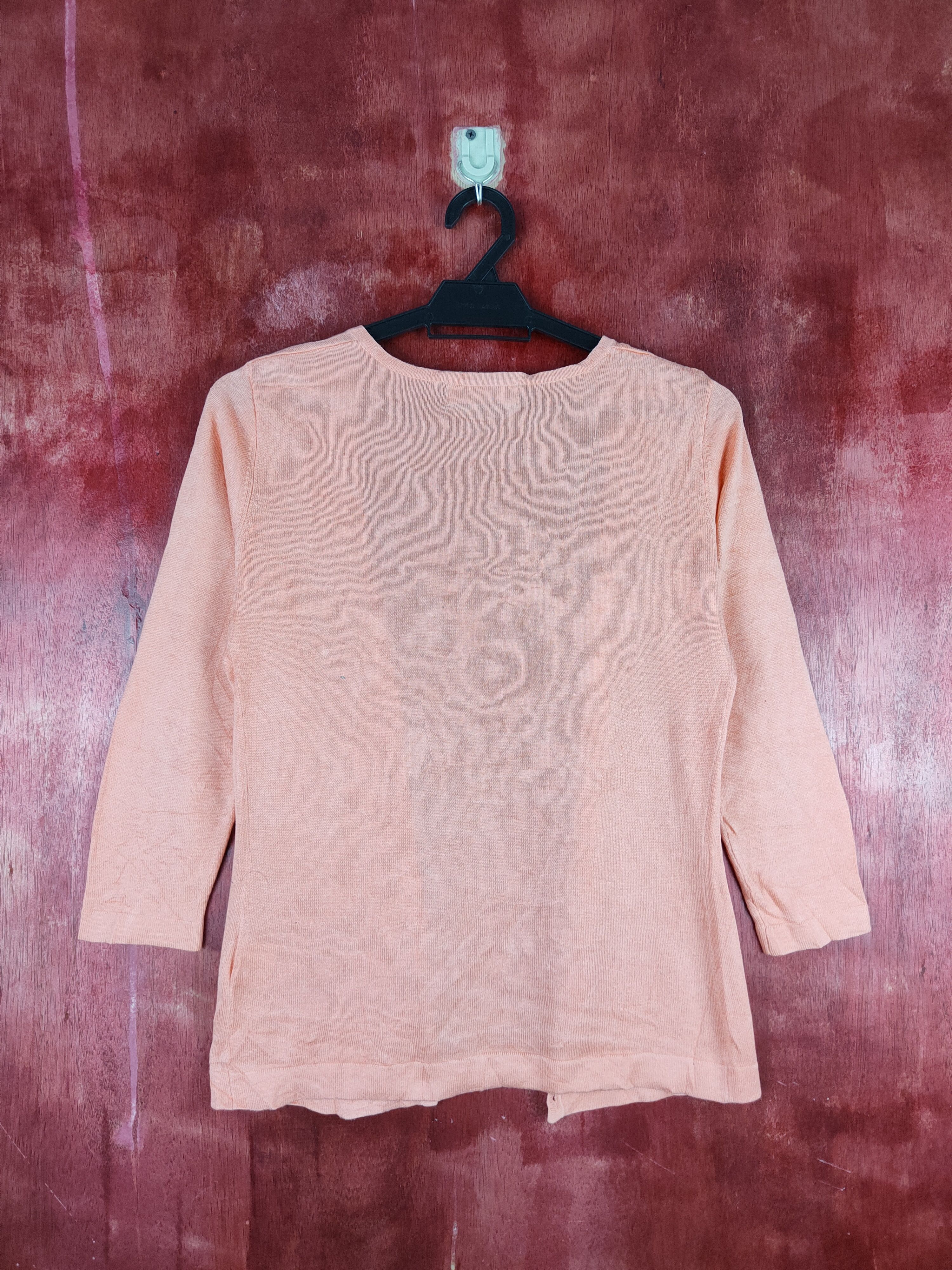Japanese Brand × Vintage Laissë Passe Peach vintage Cardigan #S846 Size S / US 4 / IT 40 - 7 Thumbnail