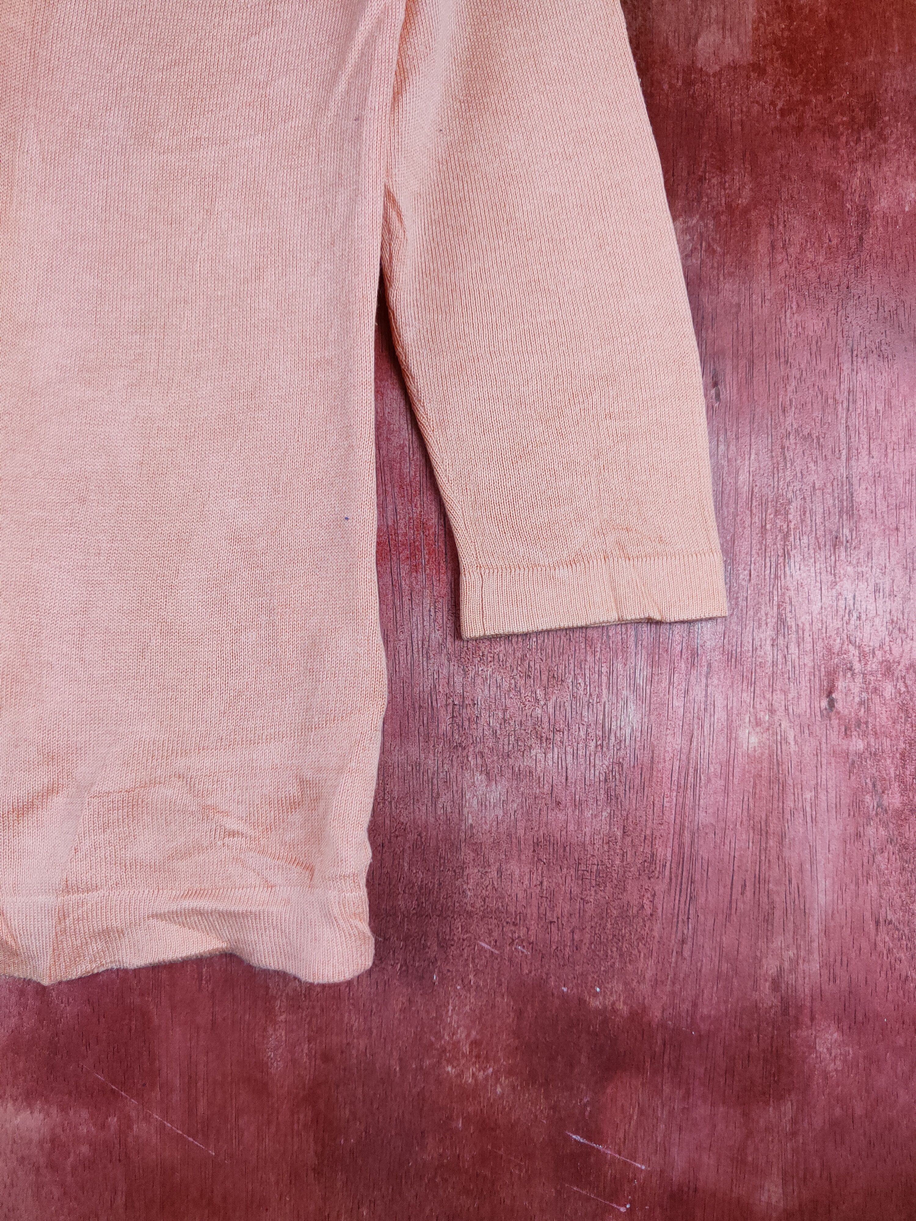 Japanese Brand × Vintage Laissë Passe Peach vintage Cardigan #S846 Size S / US 4 / IT 40 - 6 Thumbnail
