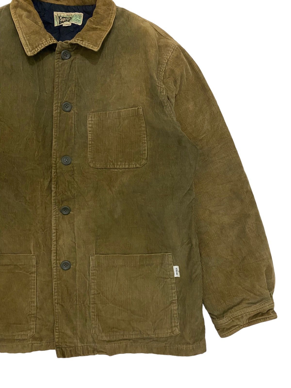 Vintage Vintage 1980 Surplus Corduroy Overshirt Jacket Size US L / EU 52-54 / 3 - 3 Thumbnail