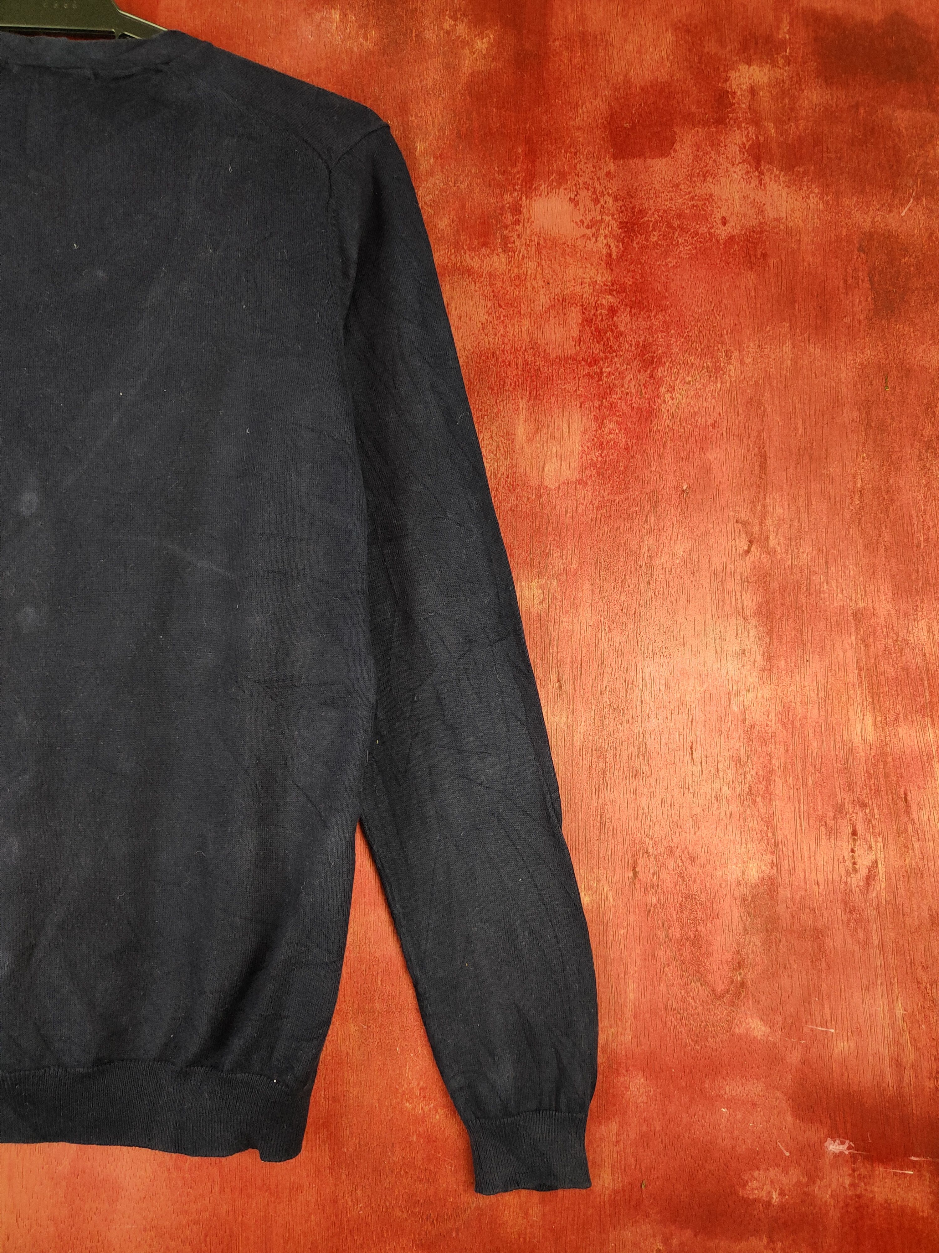 Japanese Brand × Uniqlo Uniqlo Dark Blue vintage Cardigan knitwear #S872 Size L / US 10 / IT 46 - 9 Thumbnail
