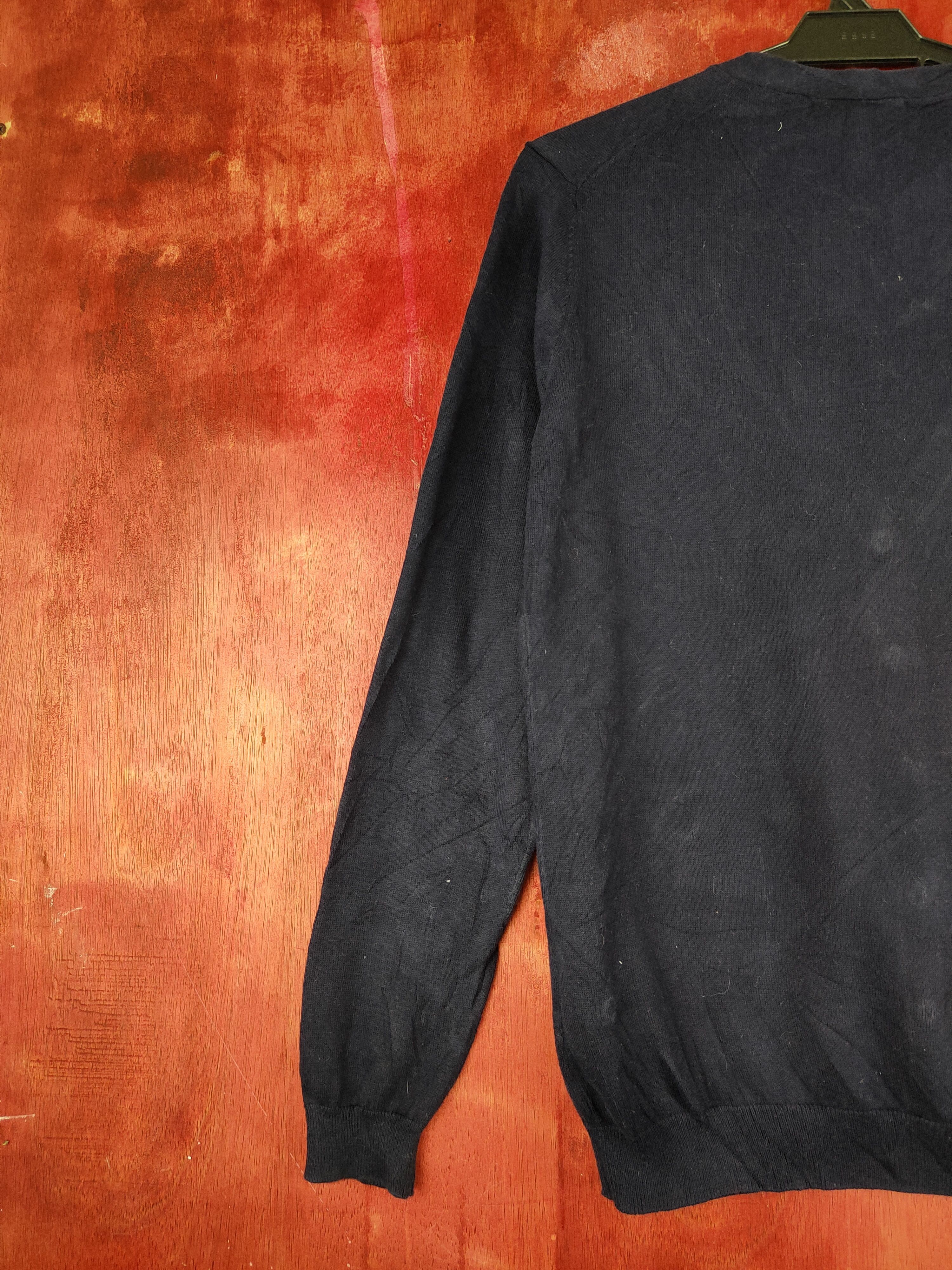 Japanese Brand × Uniqlo Uniqlo Dark Blue vintage Cardigan knitwear #S872 Size L / US 10 / IT 46 - 8 Thumbnail