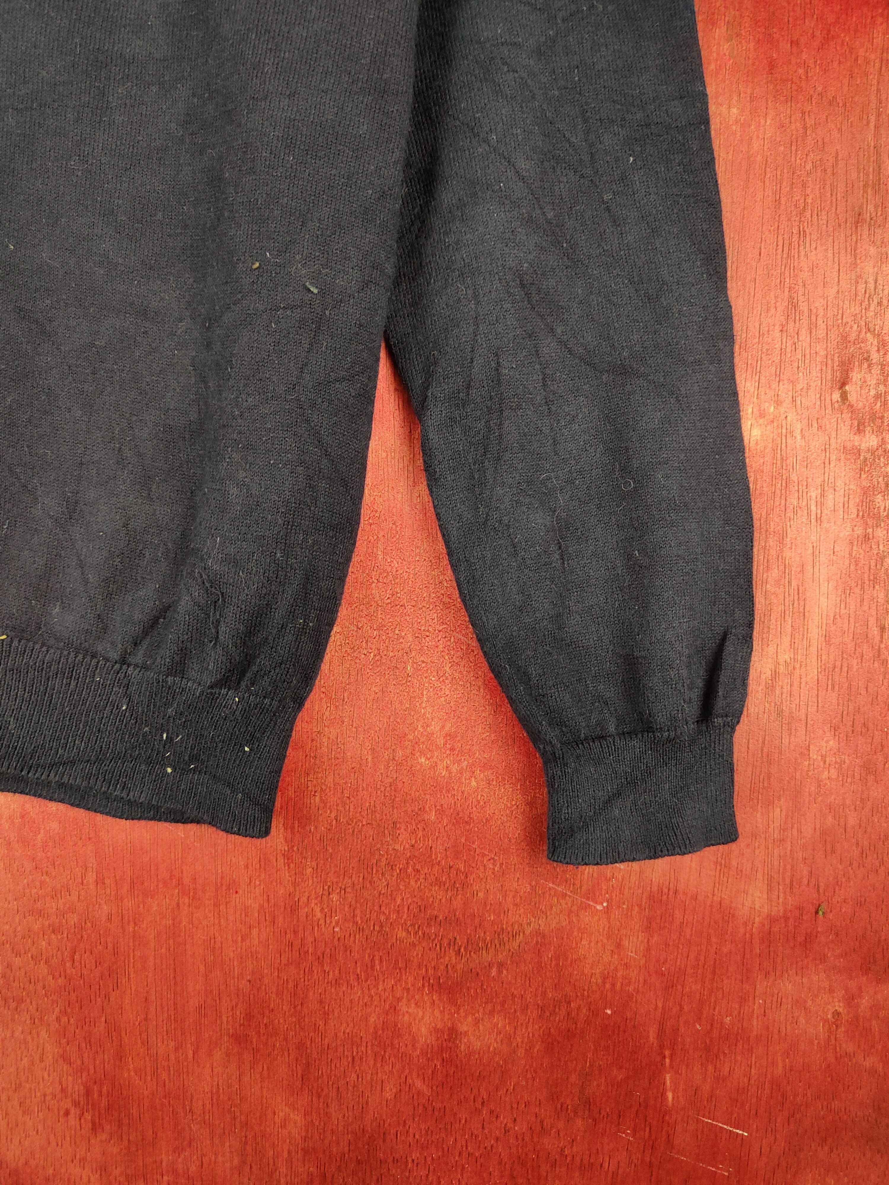 Japanese Brand × Uniqlo Uniqlo Dark Blue vintage Cardigan knitwear #S872 Size L / US 10 / IT 46 - 6 Thumbnail