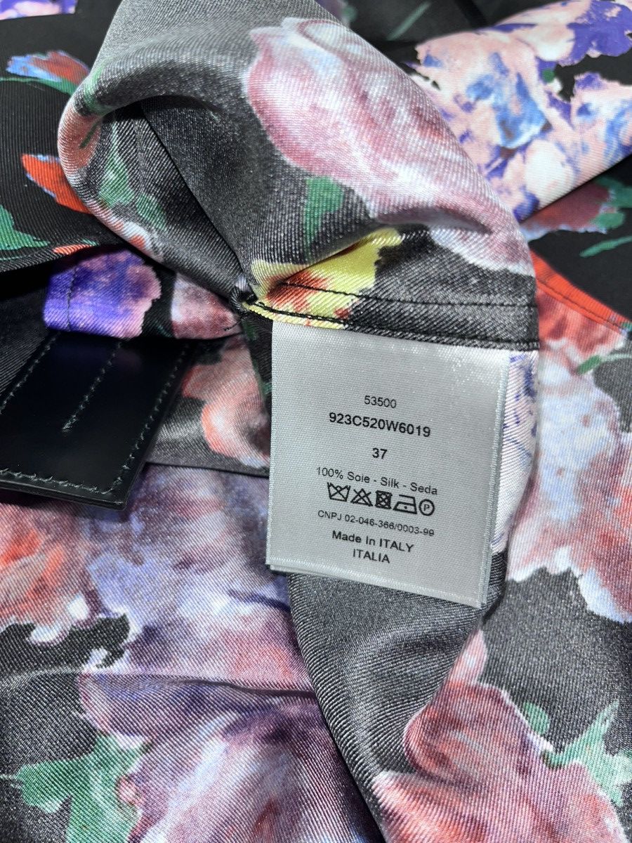 Dior × Kaws Floral Bee Embroidered Silk Shirt Size US M / EU 48-50 / 2 - 8 Thumbnail