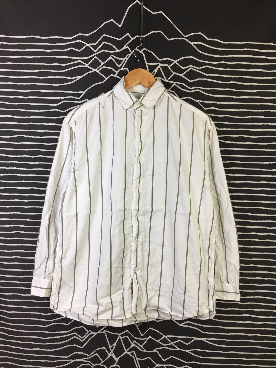 Gitman Bros. Gitman Bros Stripe Casual Longsleeve Shirt Size US L / EU 52-54 / 3 - 2 Thumbnail