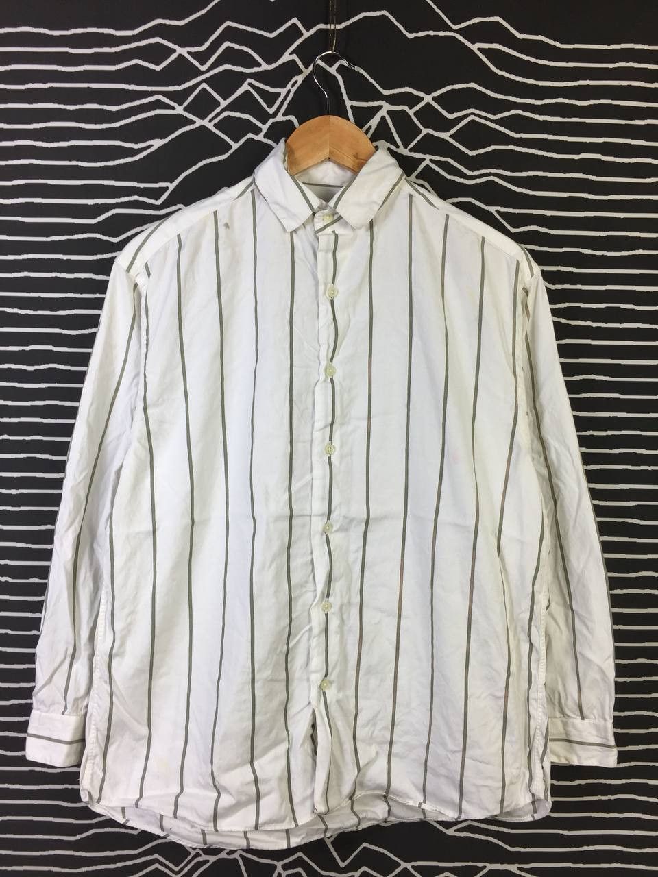 Gitman Bros. Gitman Bros Stripe Casual Longsleeve Shirt Size US L / EU 52-54 / 3 - 1 Thumbnail