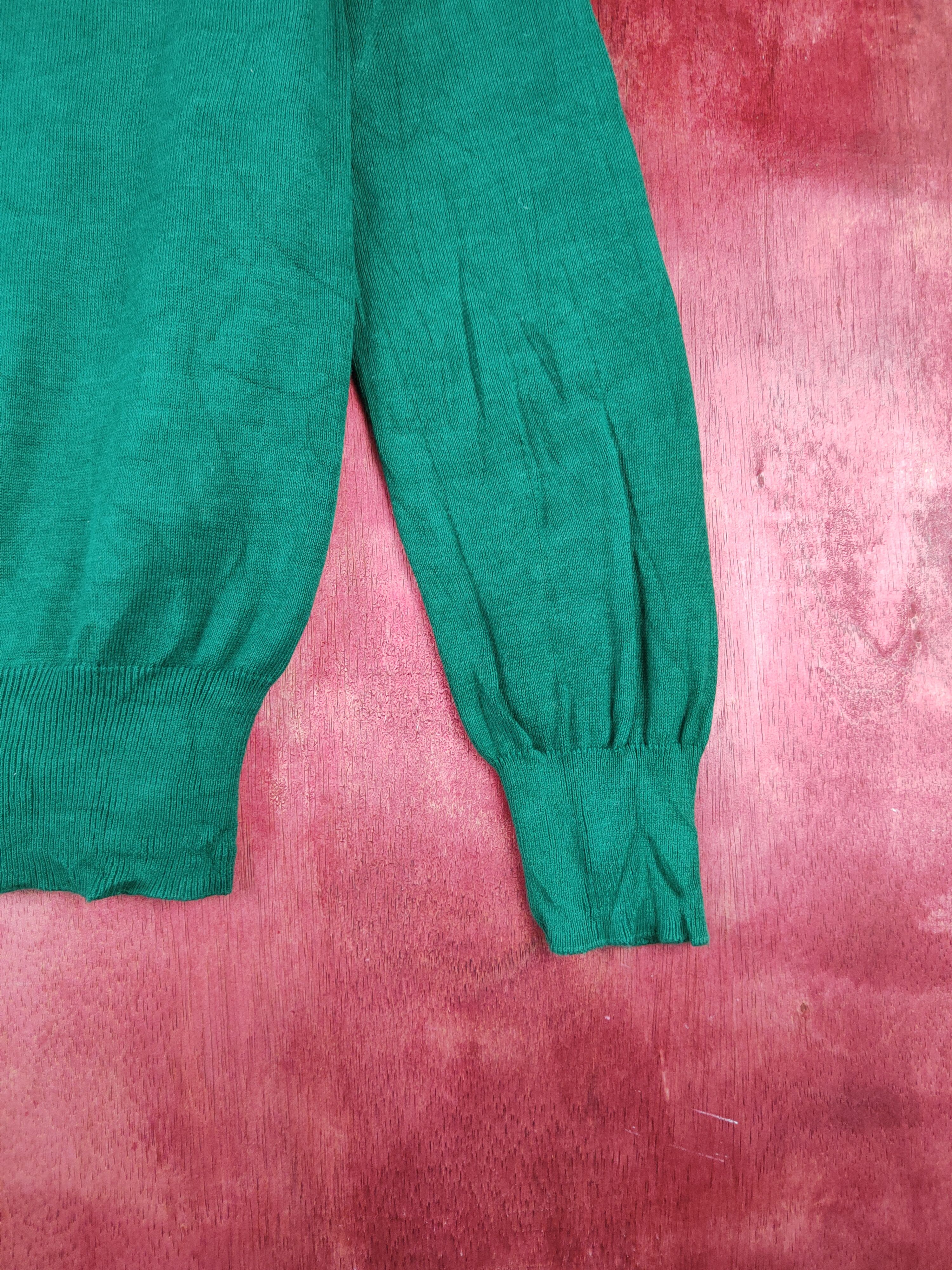 Homespun Knitwear × Japanese Brand Style Basic Green double pocket Cardigan knitwear #S870 Size L / US 10 / IT 46 - 8 Thumbnail