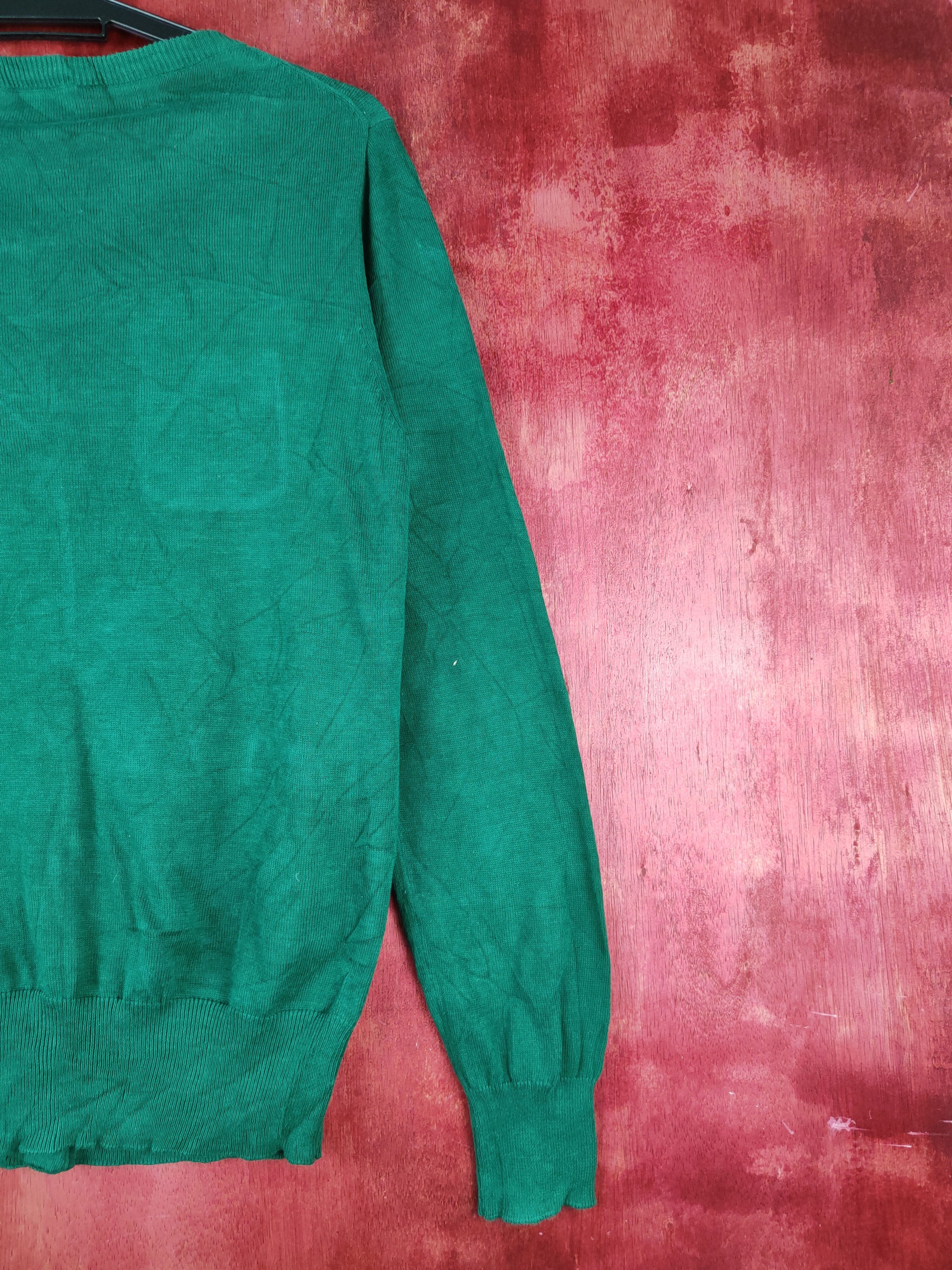 Homespun Knitwear × Japanese Brand Style Basic Green double pocket Cardigan knitwear #S870 Size L / US 10 / IT 46 - 11 Thumbnail