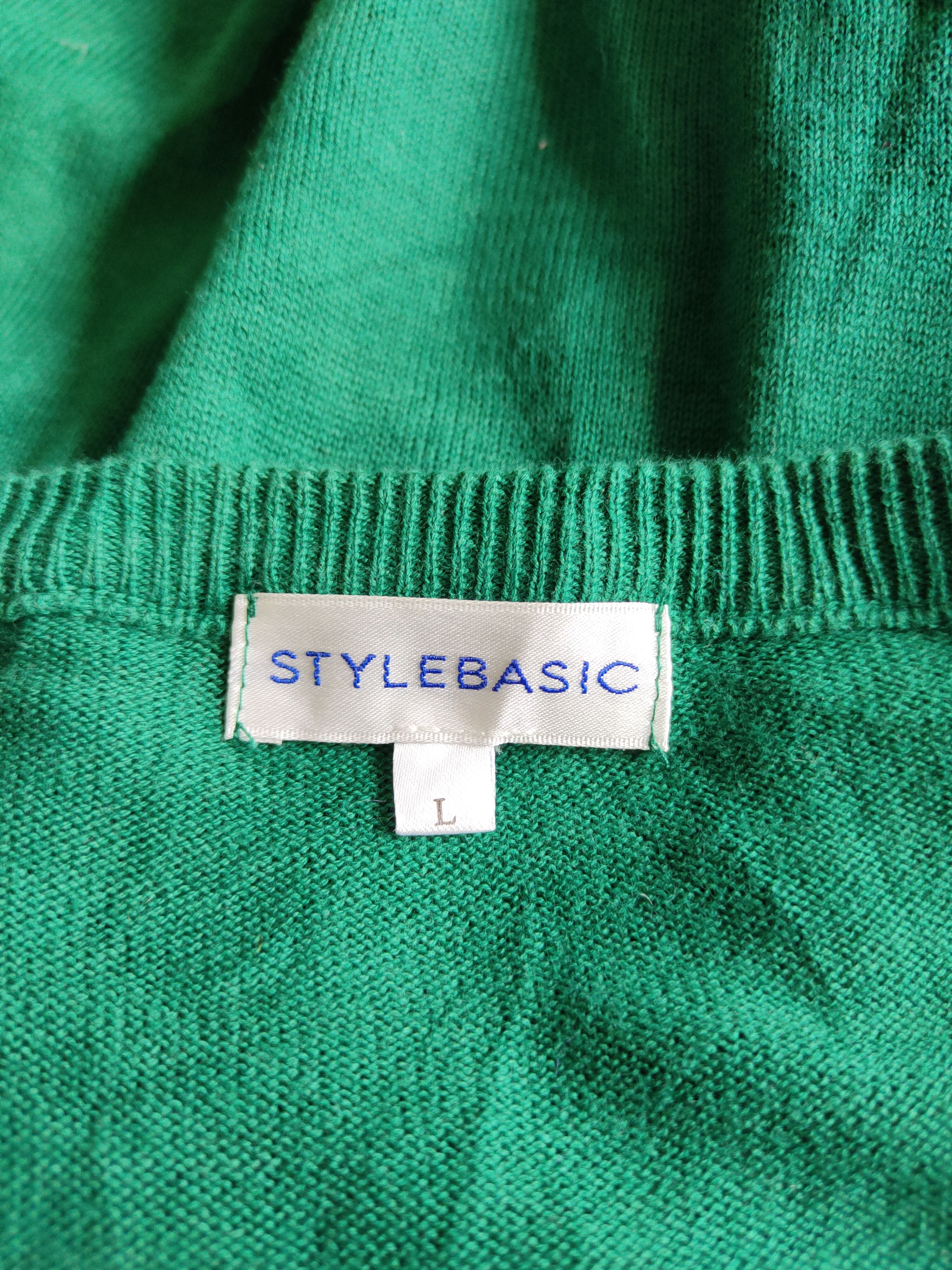 Homespun Knitwear × Japanese Brand Style Basic Green double pocket Cardigan knitwear #S870 Size L / US 10 / IT 46 - 13 Thumbnail