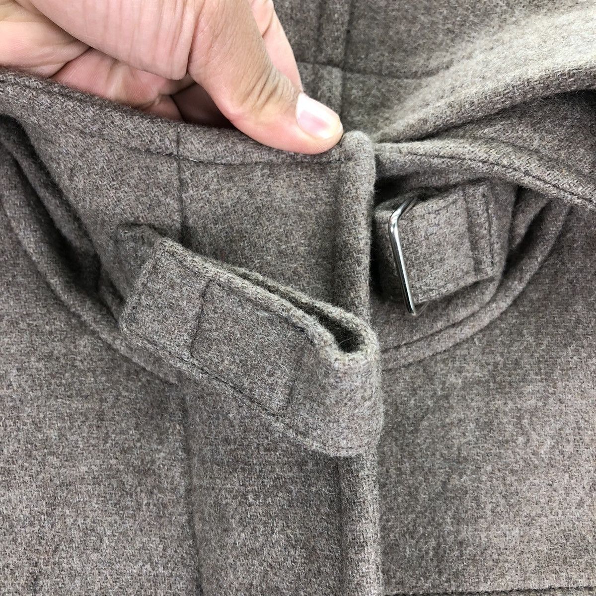 Japanese Brand Vintage 80's Vert áche Wool Zipper Jacket Hoodie Size XS / US 0-2 / IT 36-38 - 9 Thumbnail