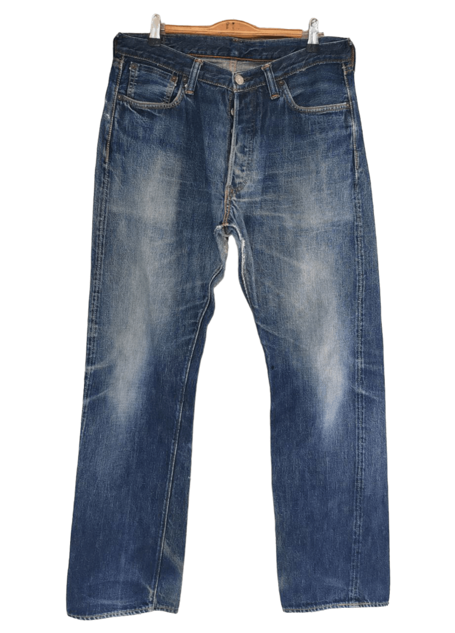 image of Full Count Co Fullcount D501Xx Japanese Selvedge Denim in Blue, Men's (Size 33)