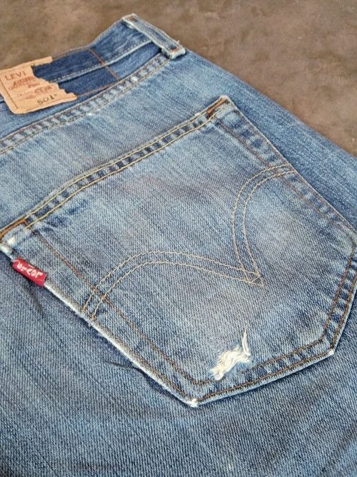 Levi's Vintage Levi's 501 Straight Leg Distressed Jeans 36x32 Size US 36 / EU 52 - 5 Thumbnail