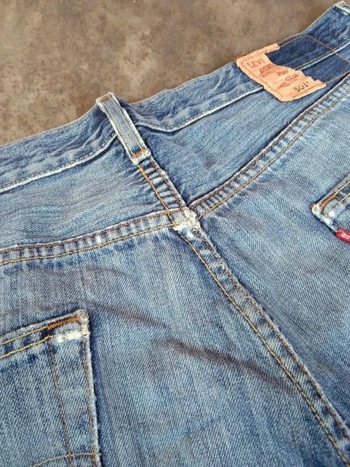 Levi's Vintage Levi's 501 Straight Leg Distressed Jeans 36x32 Size US 36 / EU 52 - 4 Thumbnail