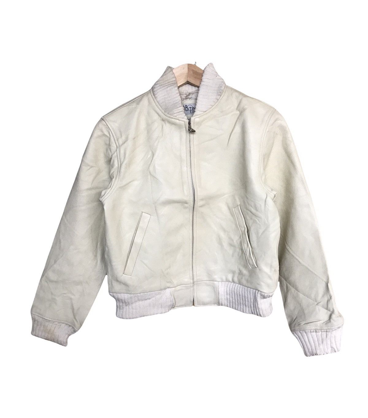 Japanese Brand Nice❗️Cab Tine Leather Bomber Jackets Women Made in Japan Size S / US 4 / IT 40 - 1 Thumbnail