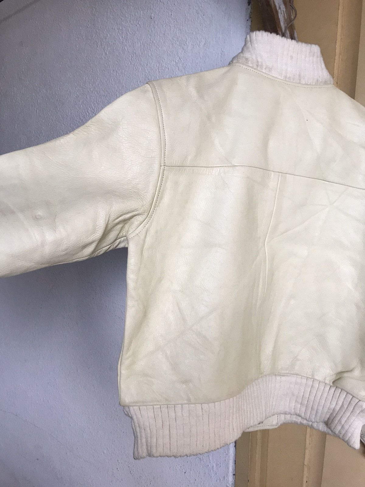 Japanese Brand Nice❗️Cab Tine Leather Bomber Jackets Women Made in Japan Size S / US 4 / IT 40 - 17 Thumbnail