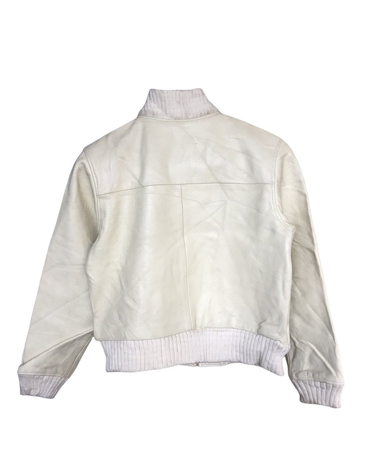 Japanese Brand Nice❗️Cab Tine Leather Bomber Jackets Women Made in Japan Size S / US 4 / IT 40 - 2 Thumbnail