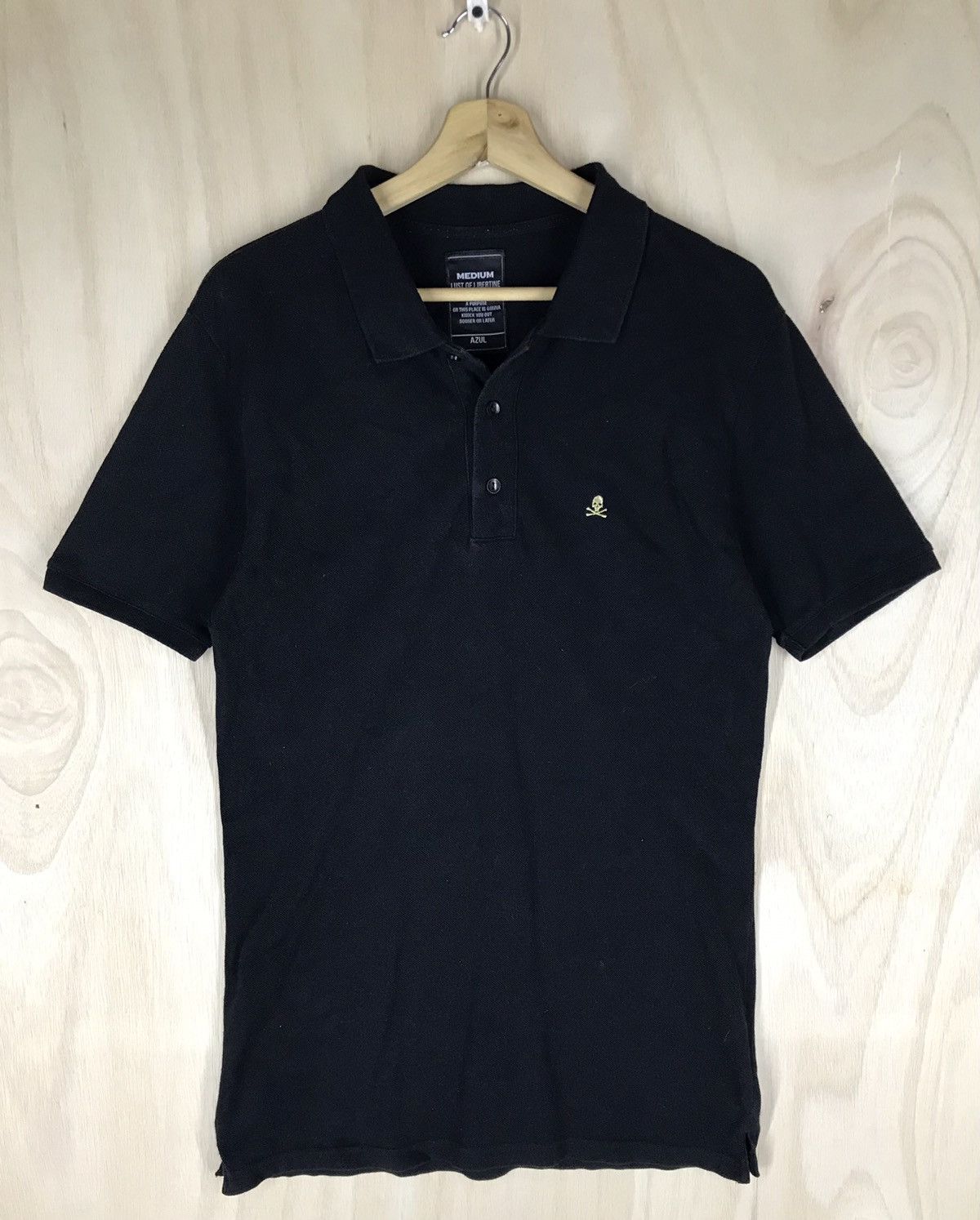 image of Skulls Lust Of Libertine By Azul Polos in Black, Men's (Size Medium)
