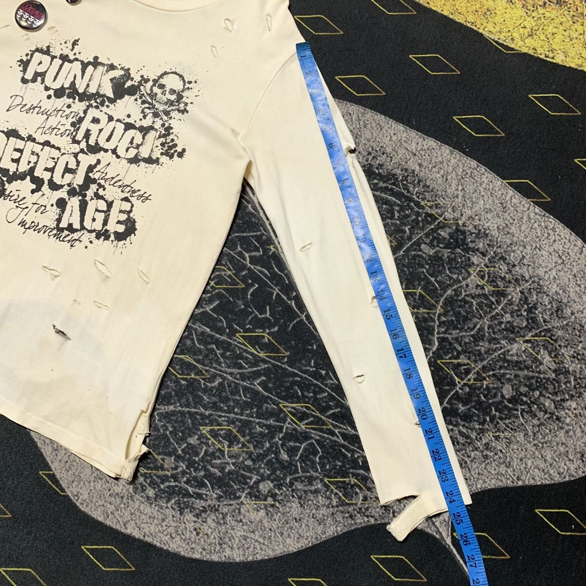 Japanese Brand × Seditionaries ✨THRUXTON ANARCHY PUNK ROCK TRASH DESTROYED CUSTOM LS TEES Size US M / EU 48-50 / 2 - 11 Thumbnail