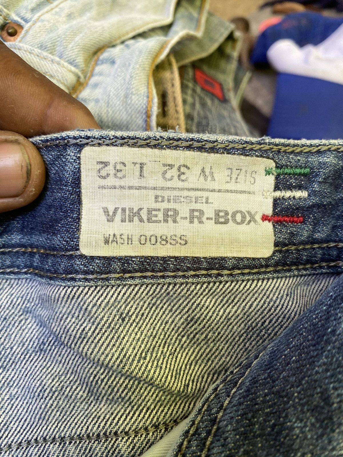 Designer × Diesel × Vintage Vintage diesel viker r box denim pants Size US 32 / EU 48 - 10 Thumbnail