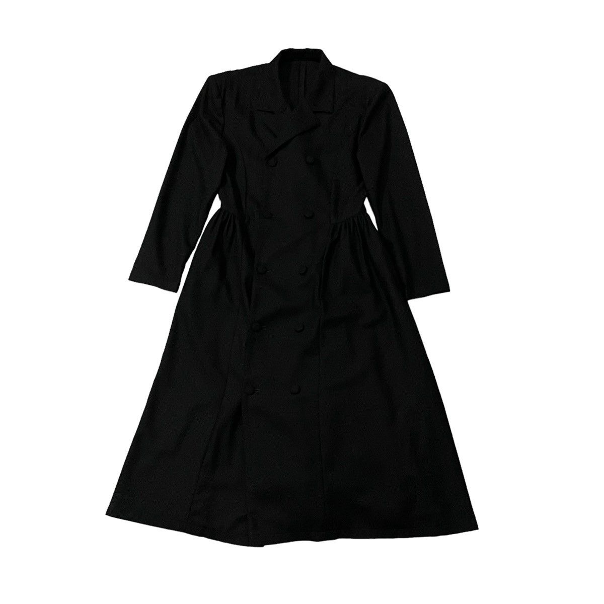 Y’s Bis By Yohji Yamamoto Wool Gown Long Dress