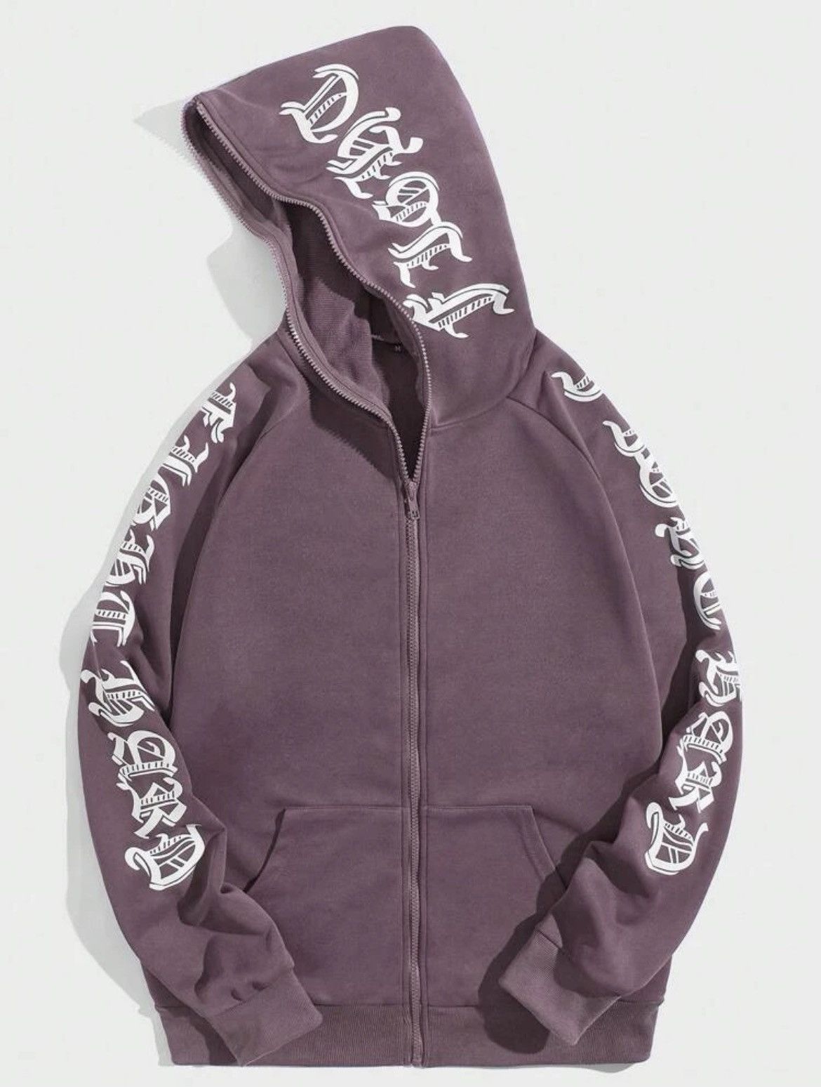 Japanese Brand Jose Wong ABCD Purple Zip-Up Hoodie | Grailed