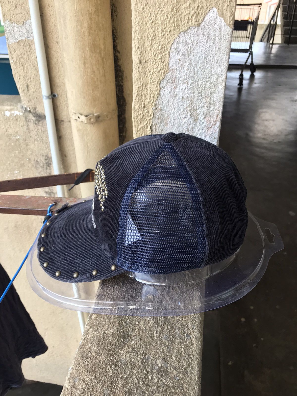 Vintage Rare❗️Vintage Mickey Mouse Corduroy Half Trucker Hats Size ONE SIZE - 5 Thumbnail