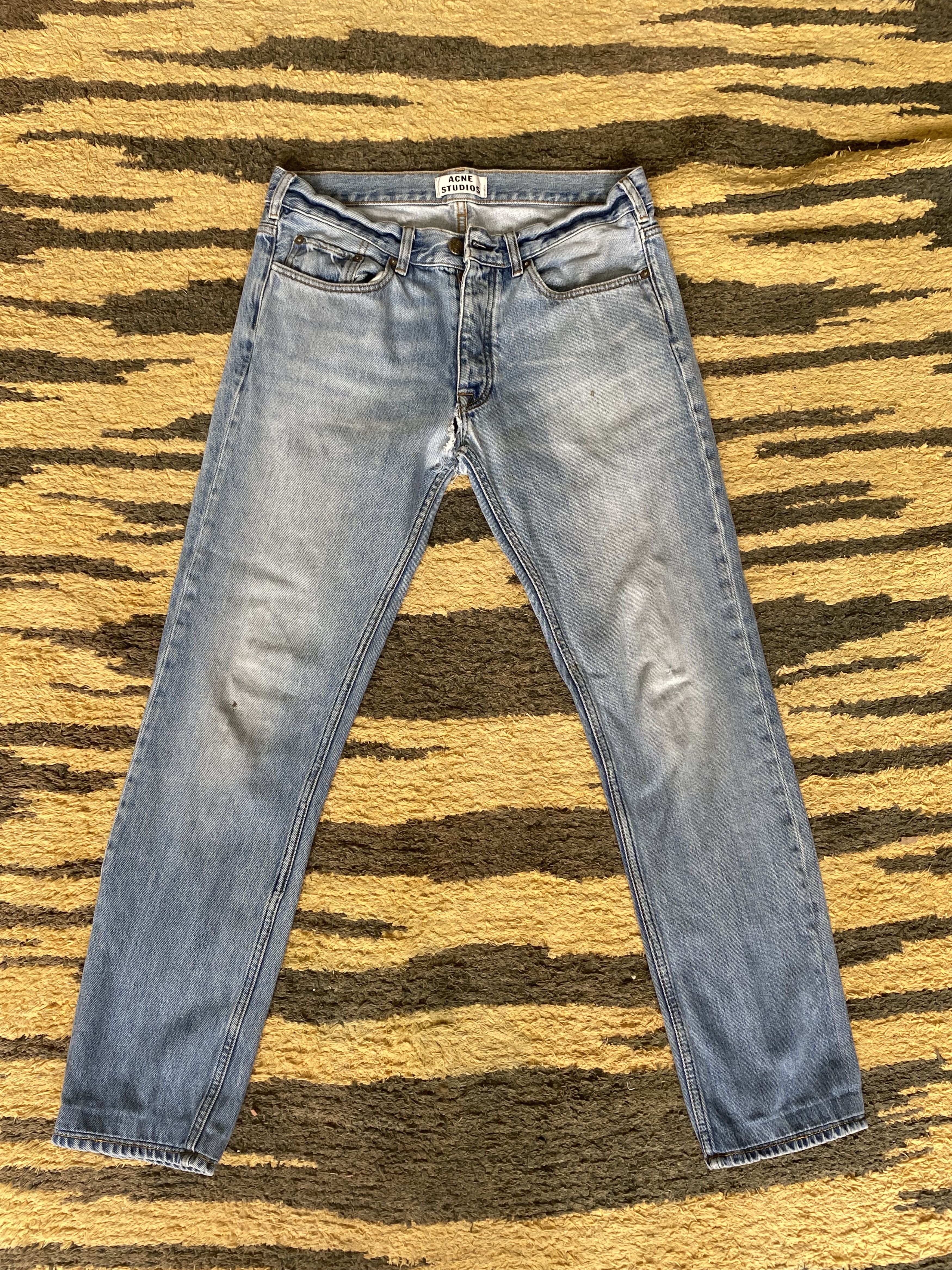 Acne Studios Light Wash Slim Jeans