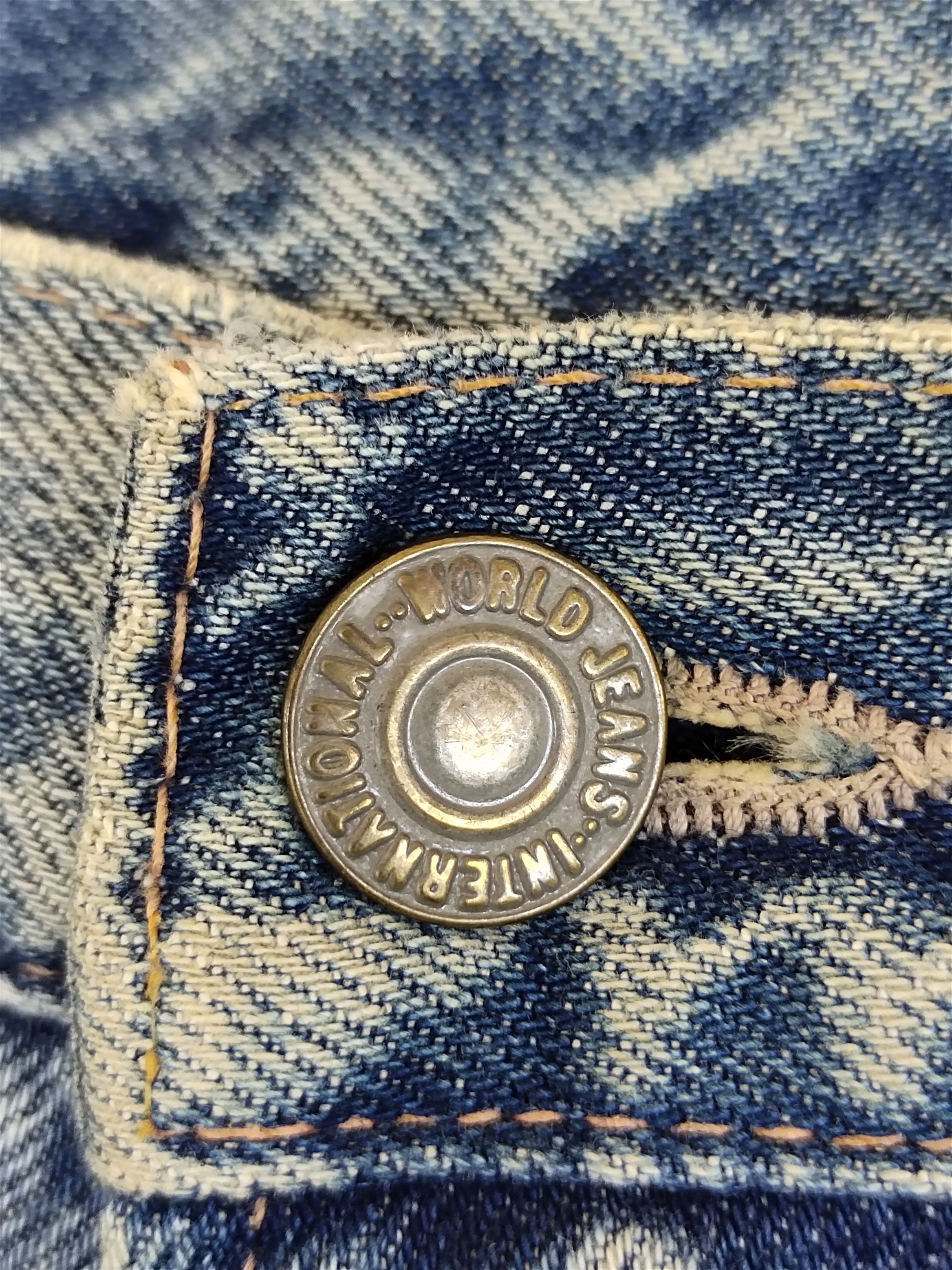 Hysteric Glamour Slang From Chaos By Rna Inc Painted Distressed Denim Pants Size US 32 / EU 48 - 16 Thumbnail