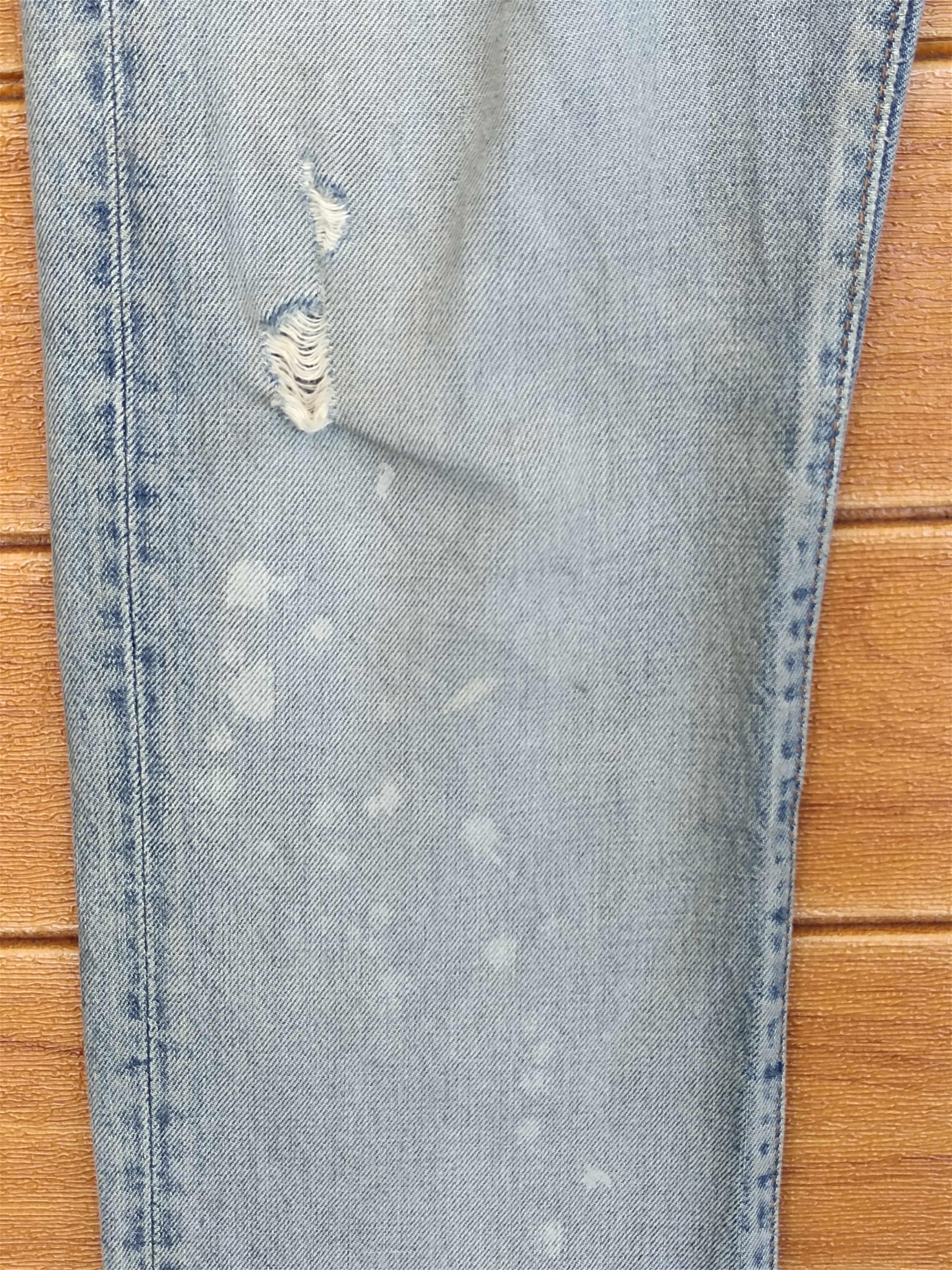 Hysteric Glamour Slang From Chaos By Rna Inc Painted Distressed Denim Pants Size US 32 / EU 48 - 6 Thumbnail