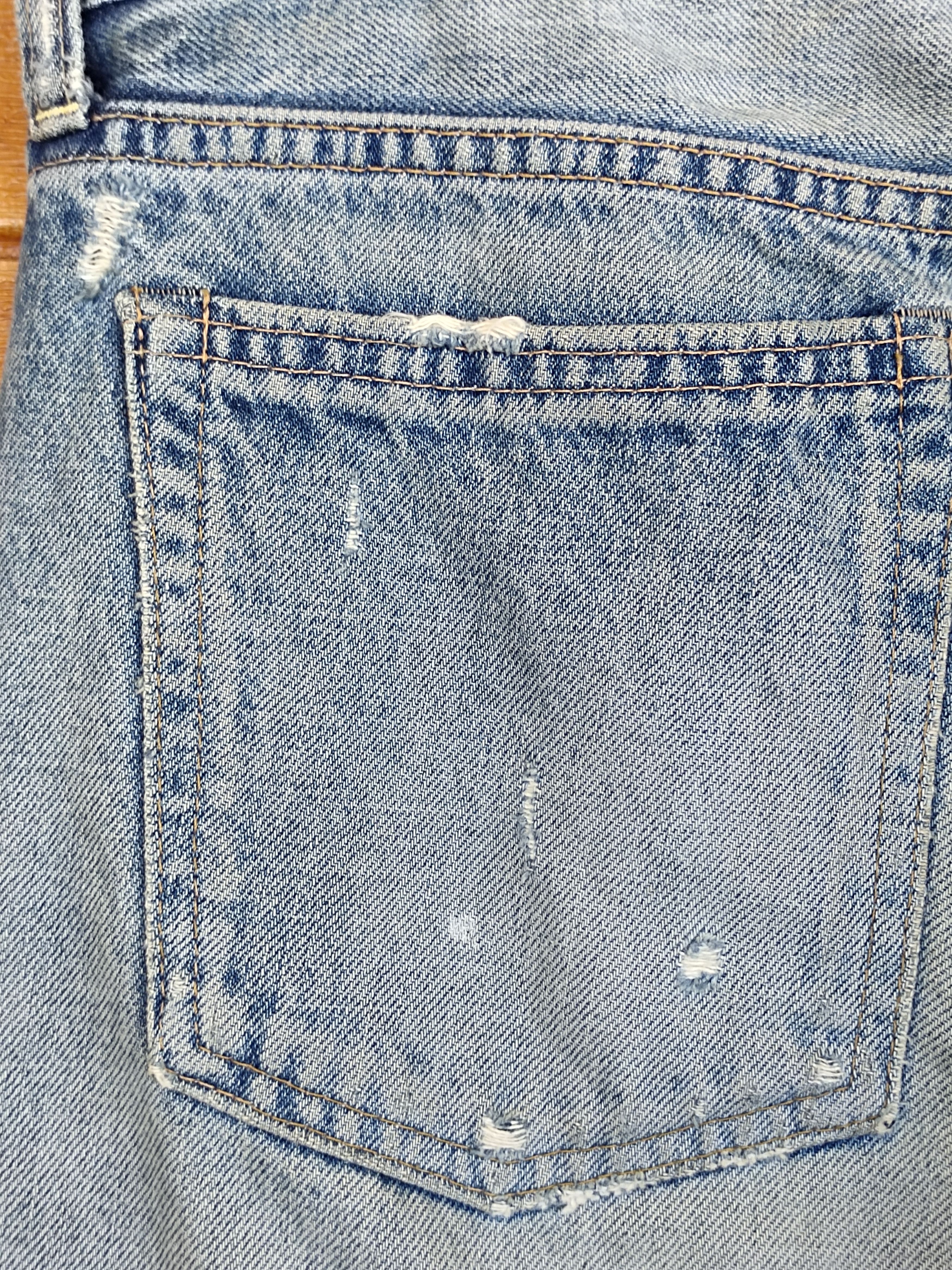 Hysteric Glamour Slang From Chaos By Rna Inc Painted Distressed Denim Pants Size US 32 / EU 48 - 13 Thumbnail