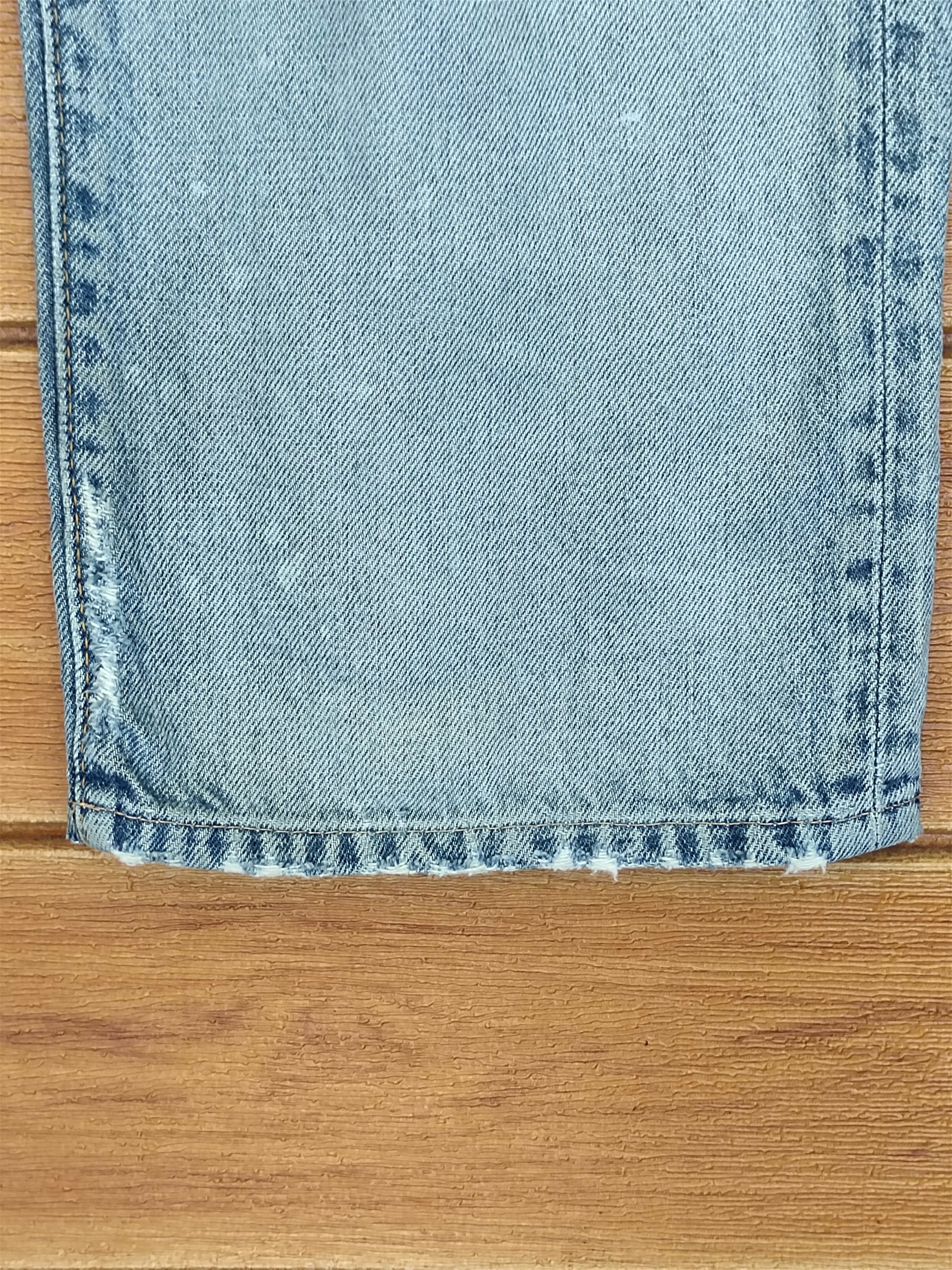 Hysteric Glamour Slang From Chaos By Rna Inc Painted Distressed Denim Pants Size US 32 / EU 48 - 7 Thumbnail