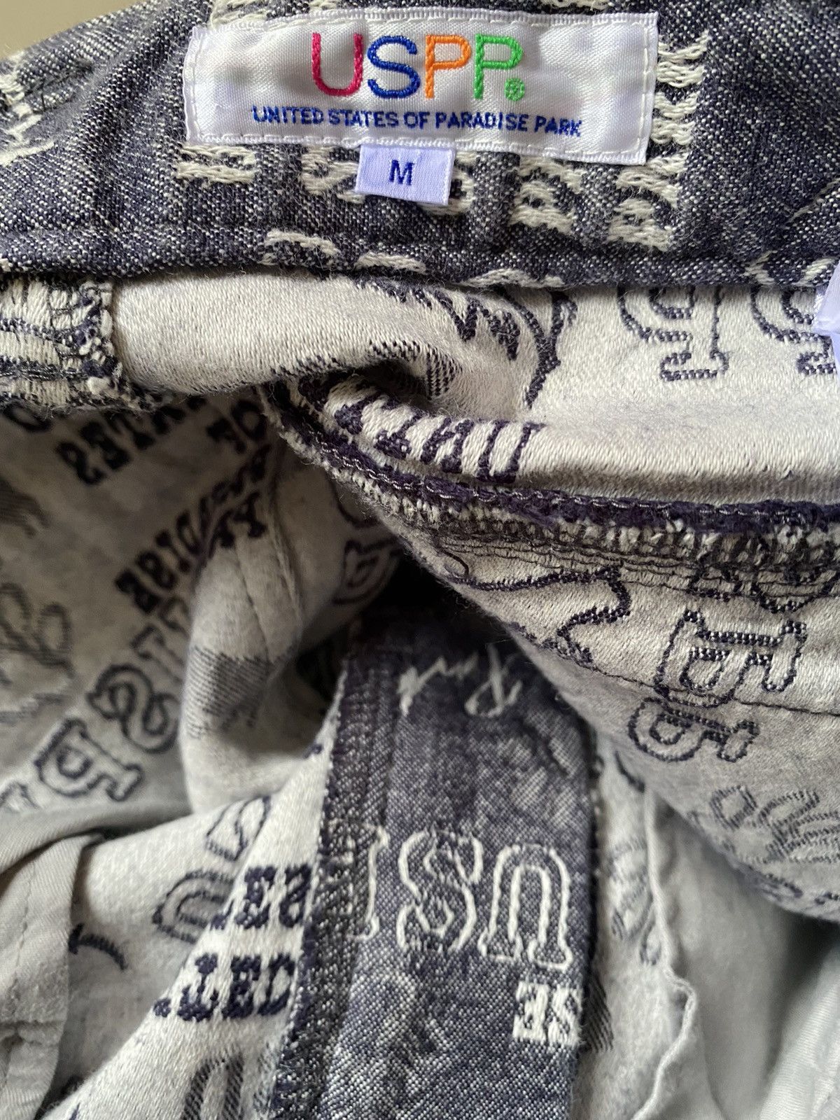 Japanese Brand × Vintage Vintage United States Paradise Streetwear Overprint Pant Size 29" - 6 Thumbnail