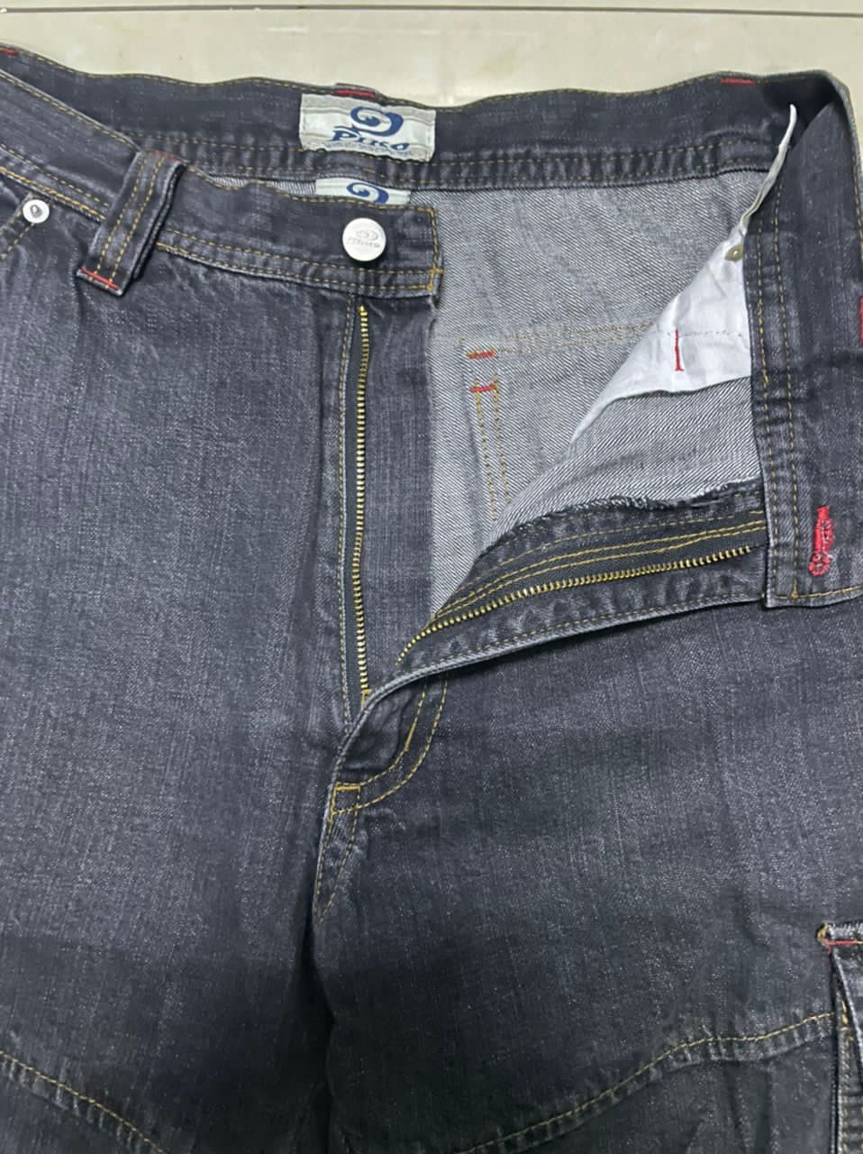 JNCO × Tribal Streetwear Vintage Piko Surf Cargo Denim Size US 28 / EU 44 - 8 Thumbnail