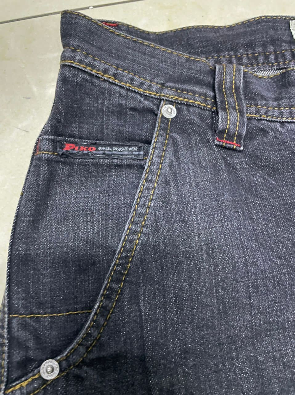 JNCO × Tribal Streetwear Vintage Piko Surf Cargo Denim Size US 28 / EU 44 - 11 Thumbnail