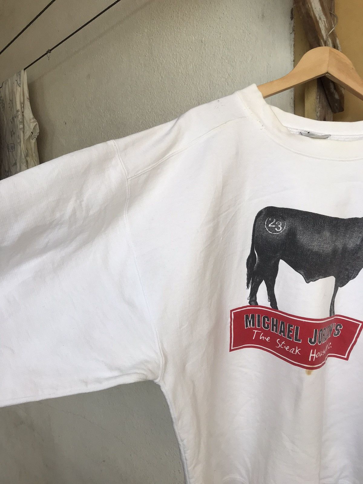Jordan Brand Vintage Michael Jordan The Steak House Baggy Sweatshirt Size US XXL / EU 58 / 5 - 7 Thumbnail