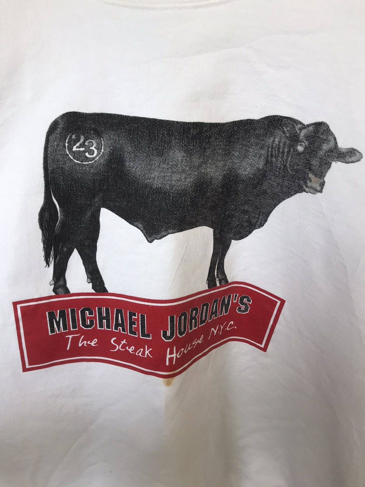 Jordan Brand Vintage Michael Jordan The Steak House Baggy Sweatshirt Size US XXL / EU 58 / 5 - 5 Thumbnail