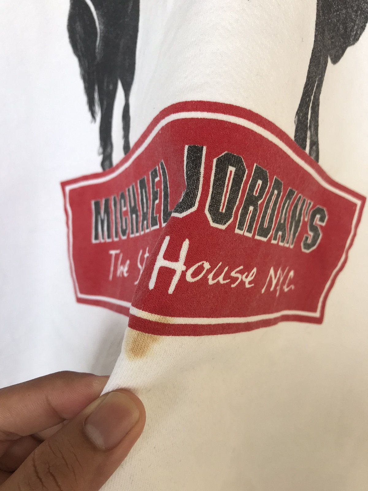 Jordan Brand Vintage Michael Jordan The Steak House Baggy Sweatshirt Size US XXL / EU 58 / 5 - 4 Thumbnail