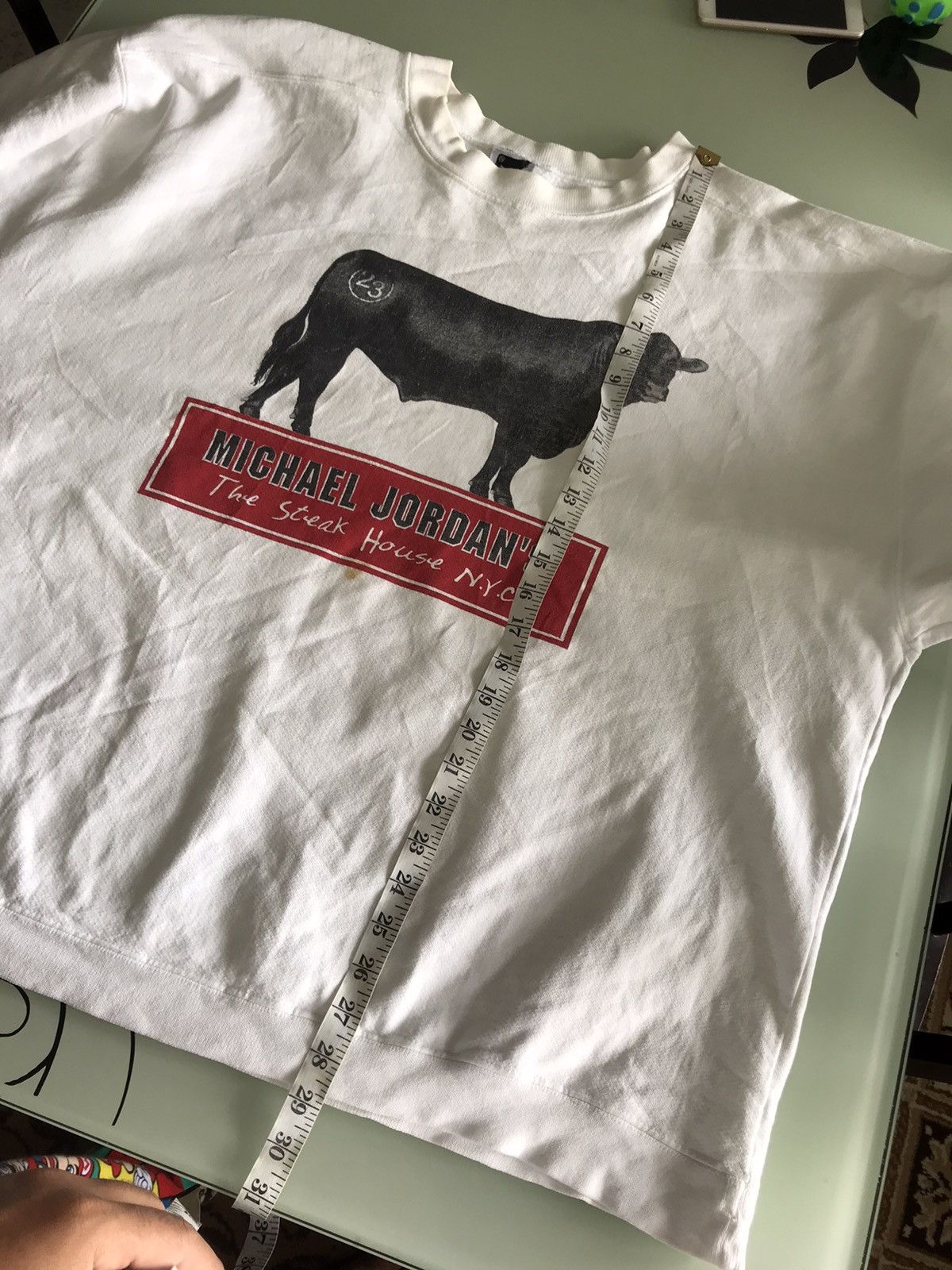 Jordan Brand Vintage Michael Jordan The Steak House Baggy Sweatshirt Size US XXL / EU 58 / 5 - 15 Thumbnail