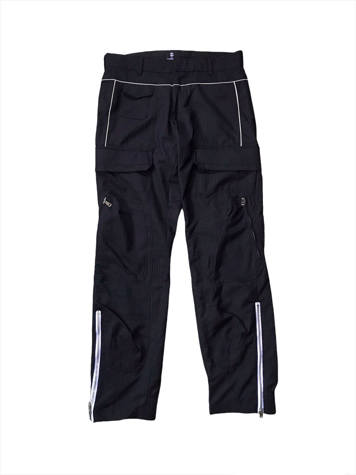 image of Archival Clothing Vintage Ideo Garage Stripe Cargo in Black Stripe, Men's (Size 33)