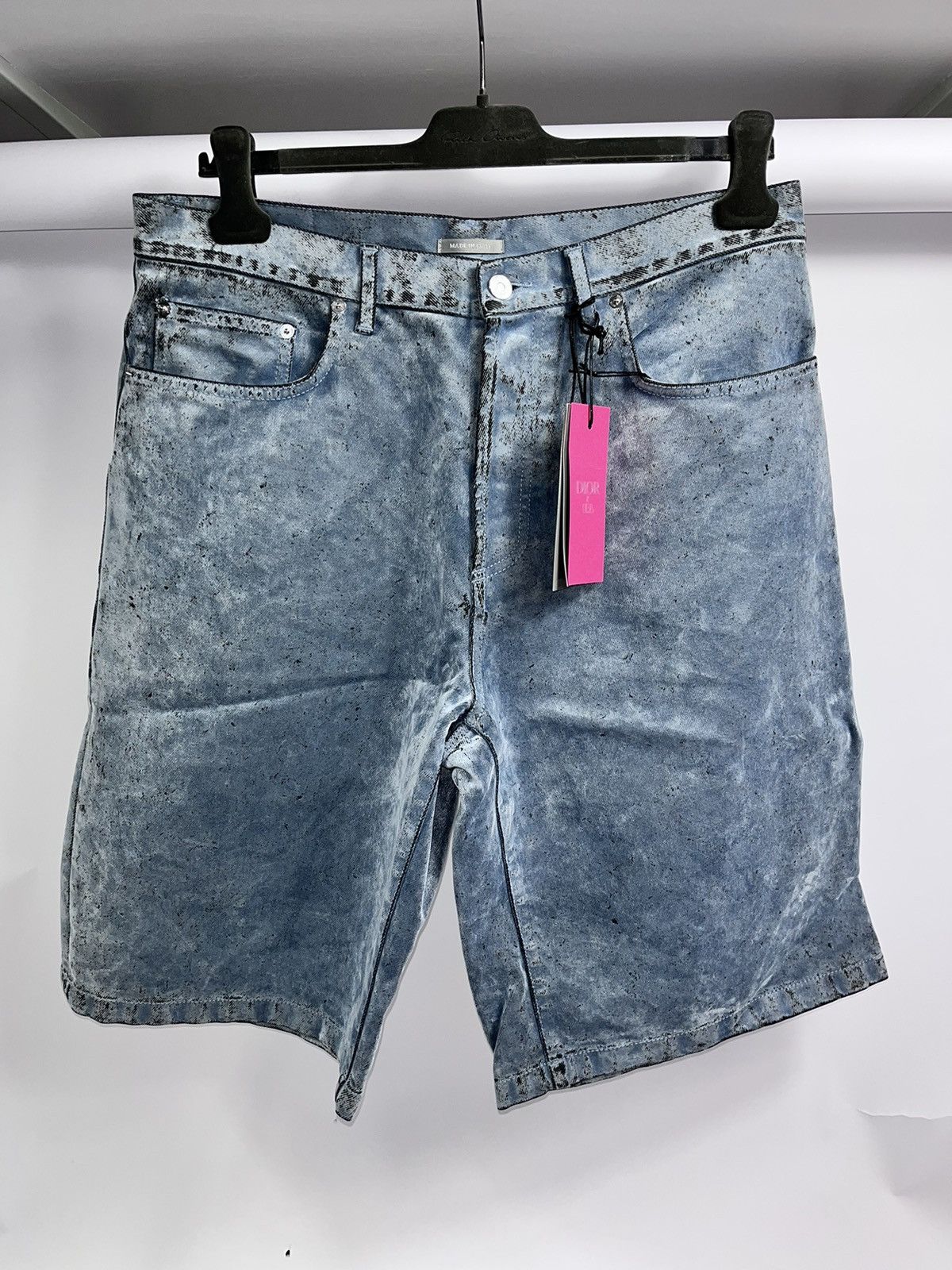 Dior × ERL Velvety Distressed Short Size US 32 / EU 48 - 1 Thumbnail