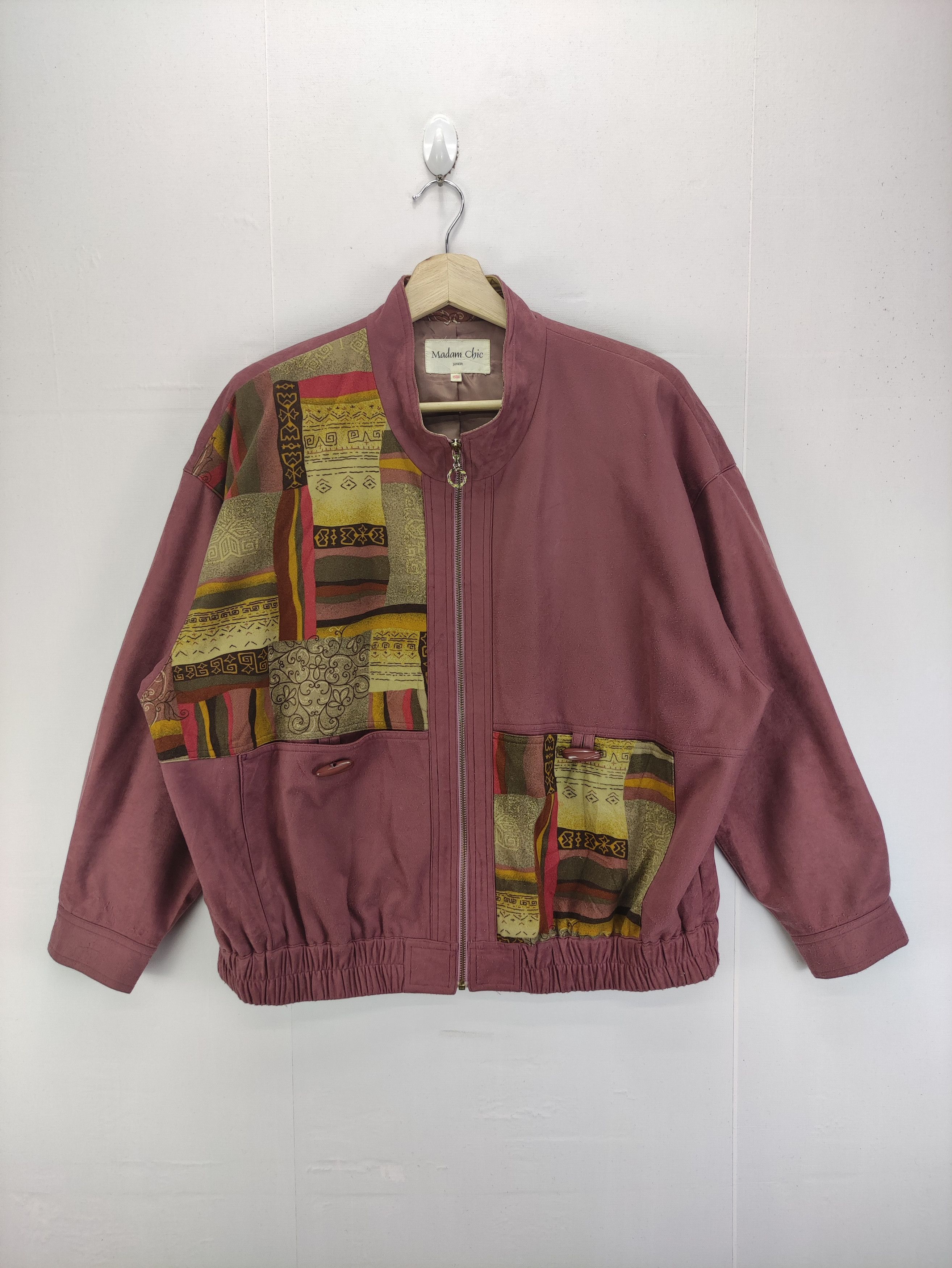 Japanese Brand Vintage Madam Chic Jacket Zipper Size US XXL / EU 58 / 5 - 1 Thumbnail