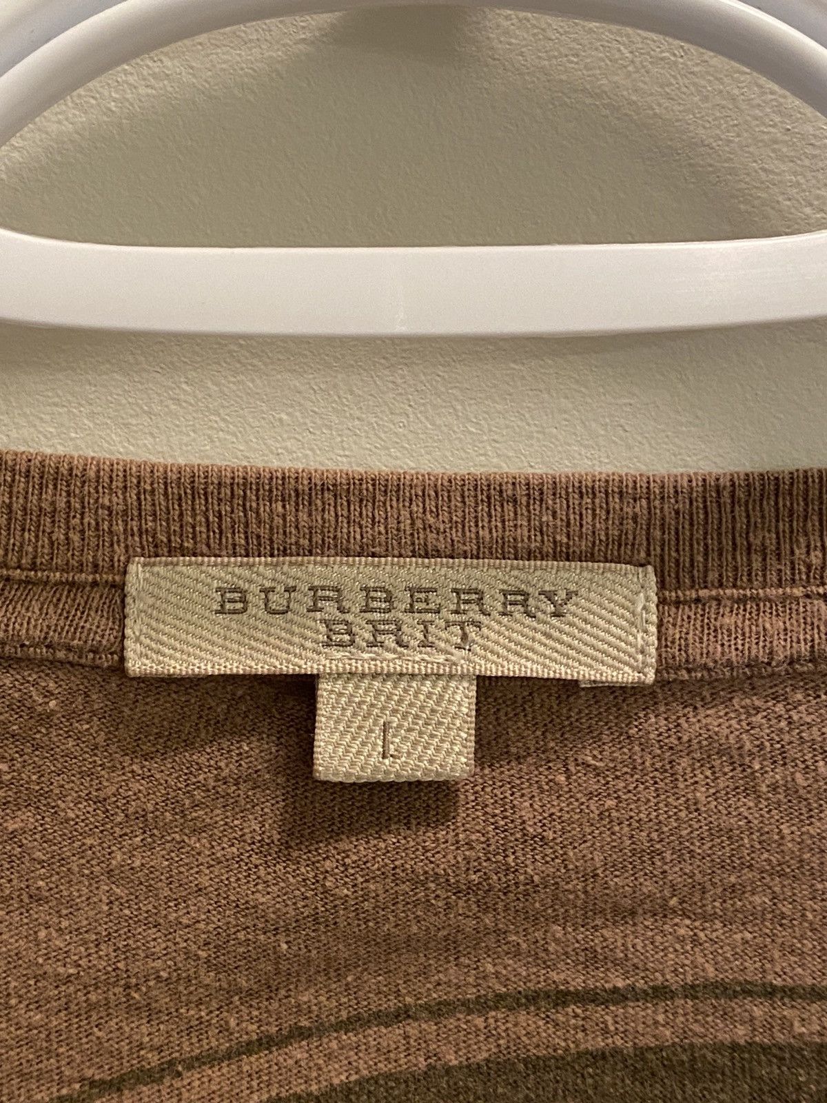 Burberry × Designer Burberry Big Logo T-Shirt Vintage Rare Celebrity Japan Size US L / EU 52-54 / 3 - 2 Thumbnail